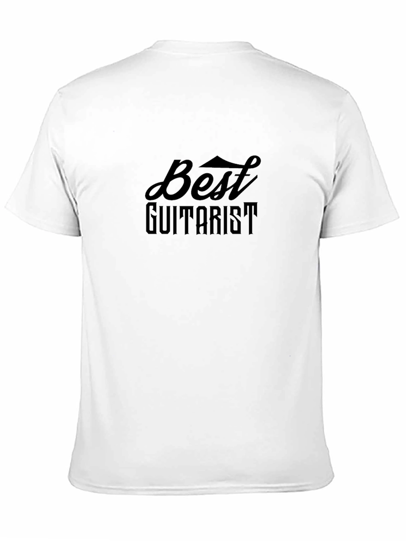 Black Best Guitarist Black T-Shirt - Musician Tee view 11
