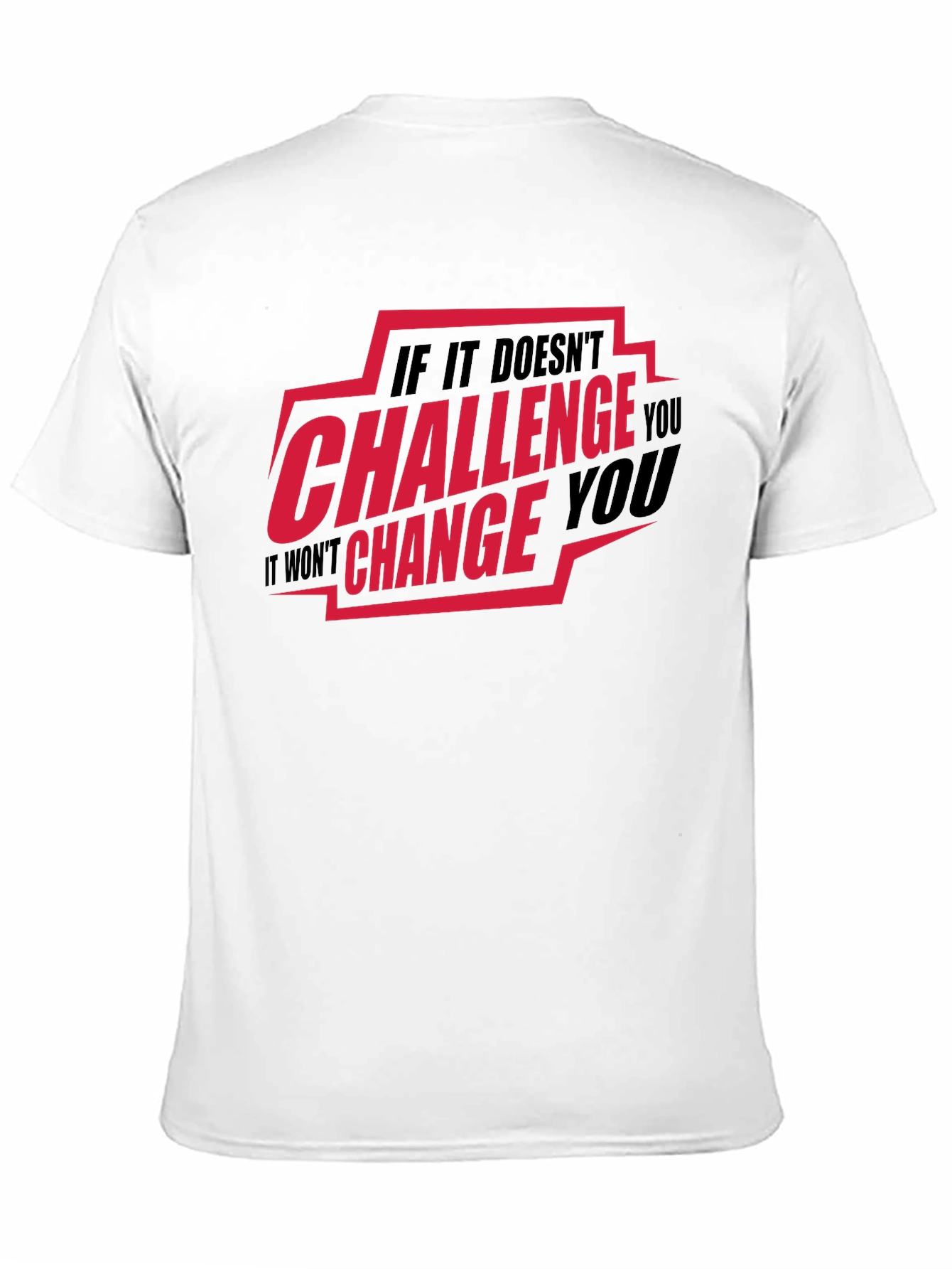 Black Challenge You Graphic T-Shirt view 11
