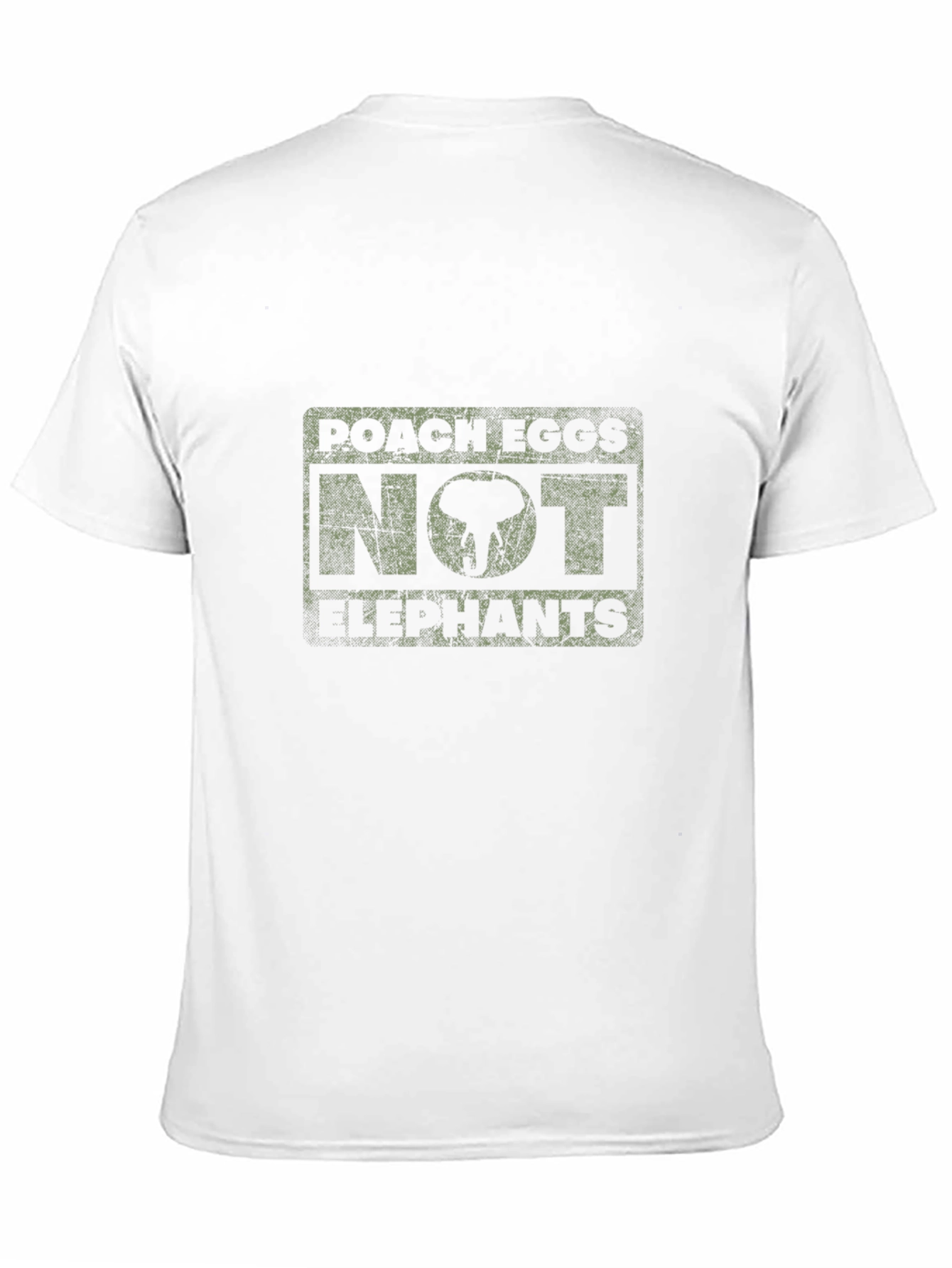 Black Poach Eggs NOT Elephants Graphic Tee view 11