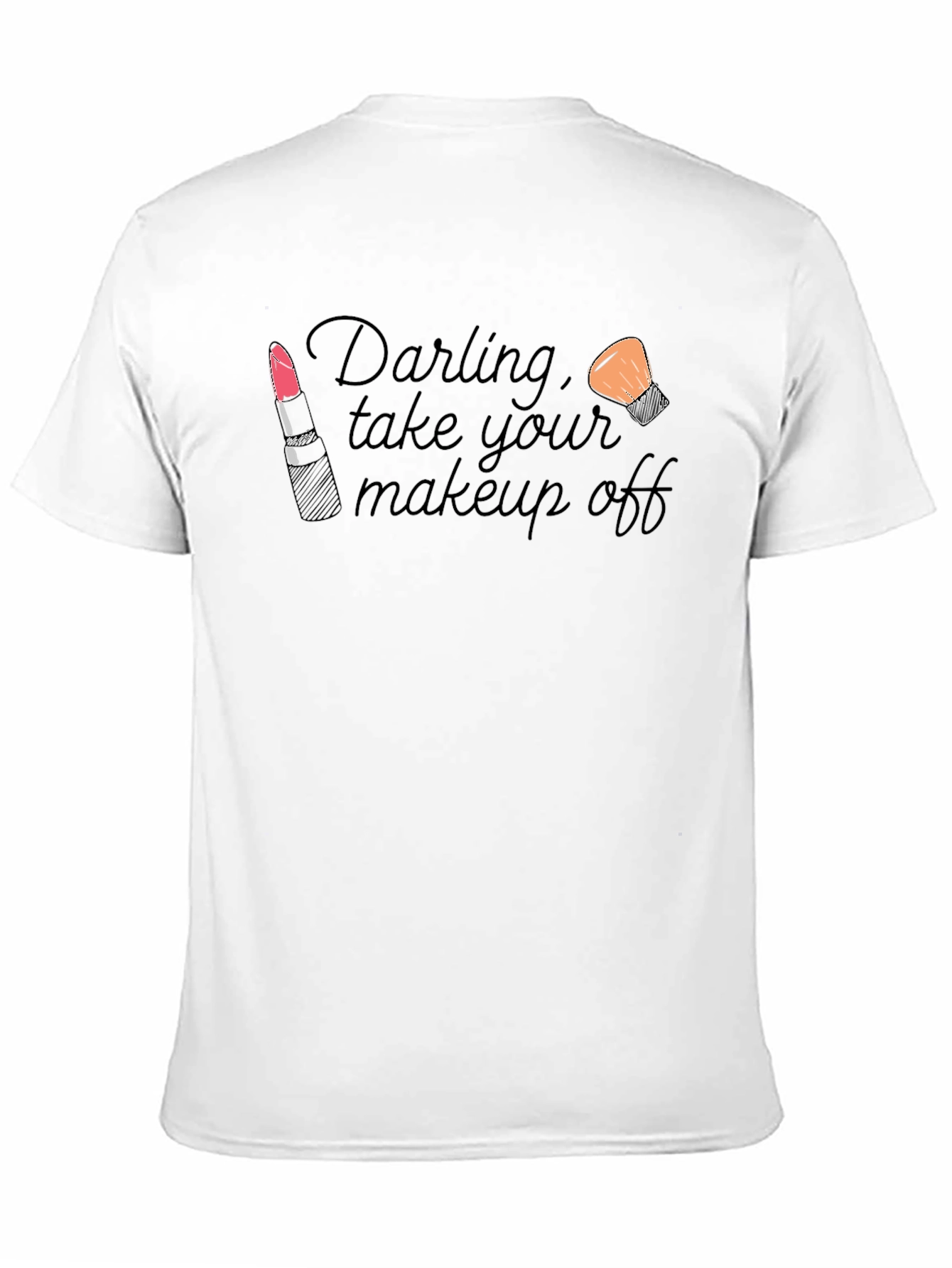 Black Darling Take Your Makeup Off Black T-Shirt view 11