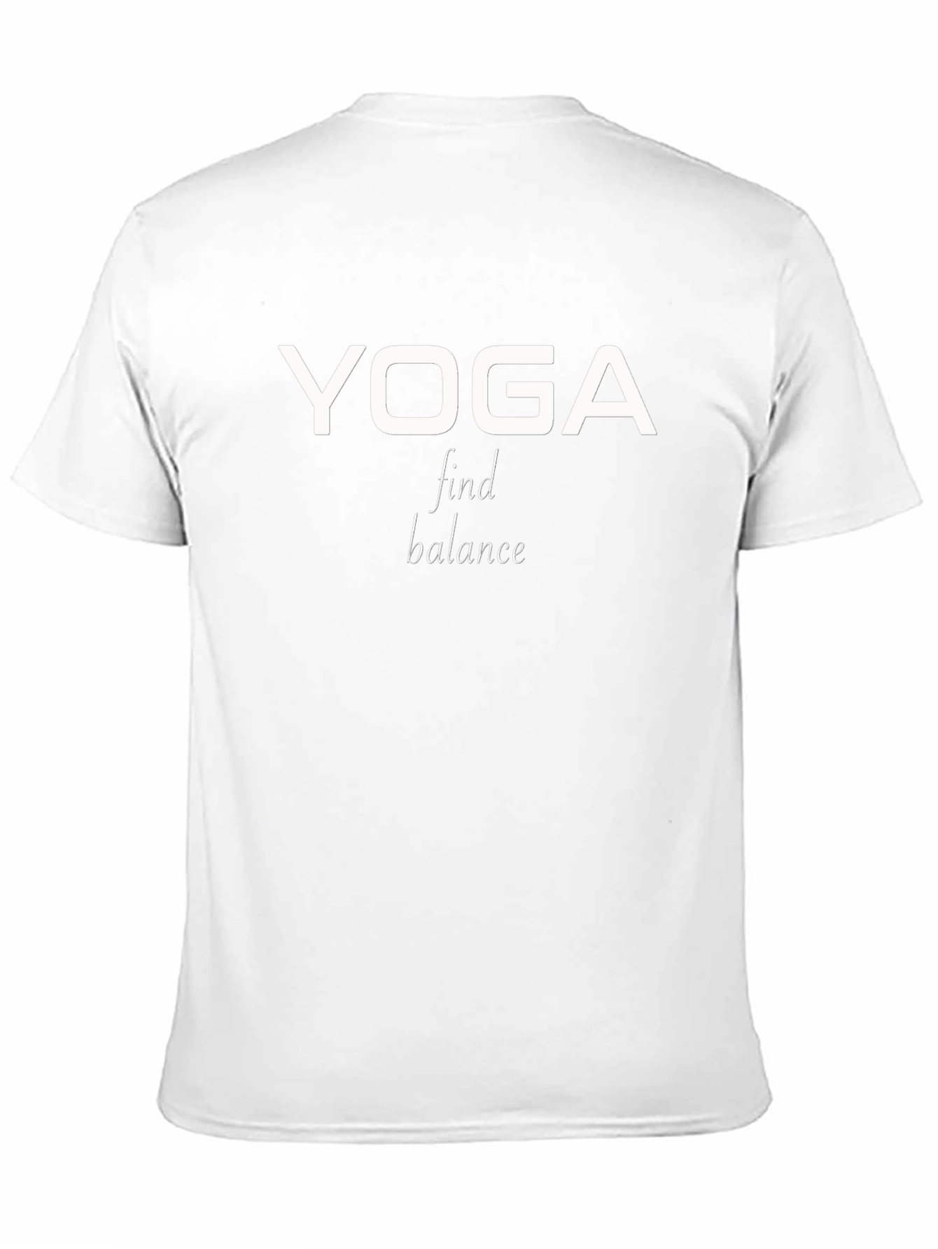 Black Yoga Balance Black T-Shirt view 11