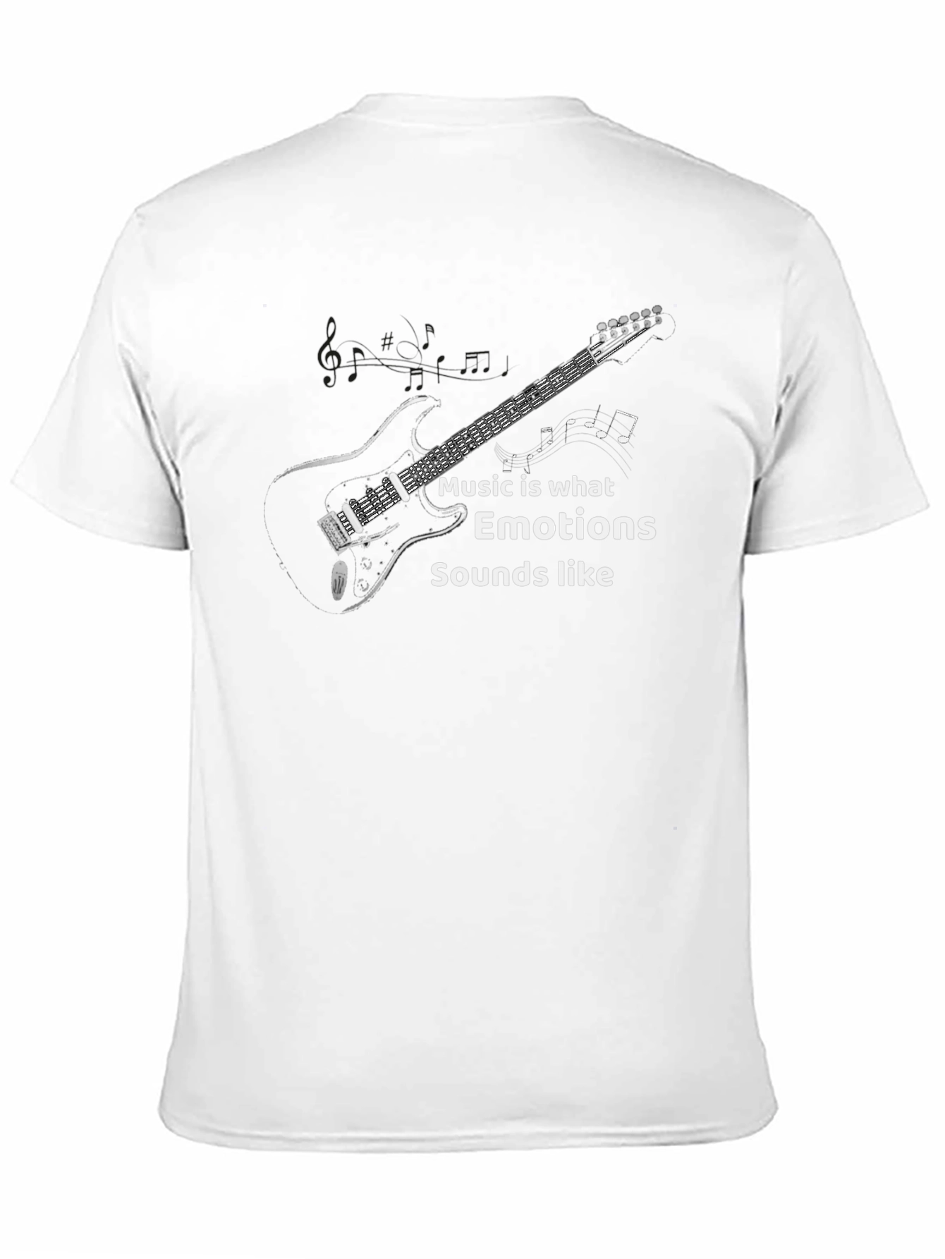 Black Music is What Emotions Sounds Like - Black T-Shirt view 11