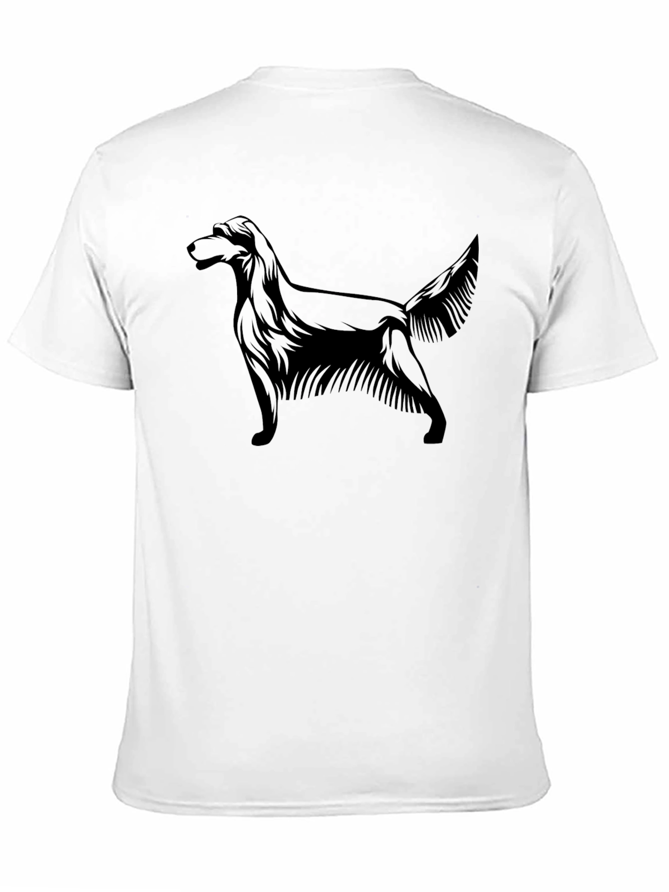 Black Dog Silhouette Graphic T-Shirt - Men's - 11