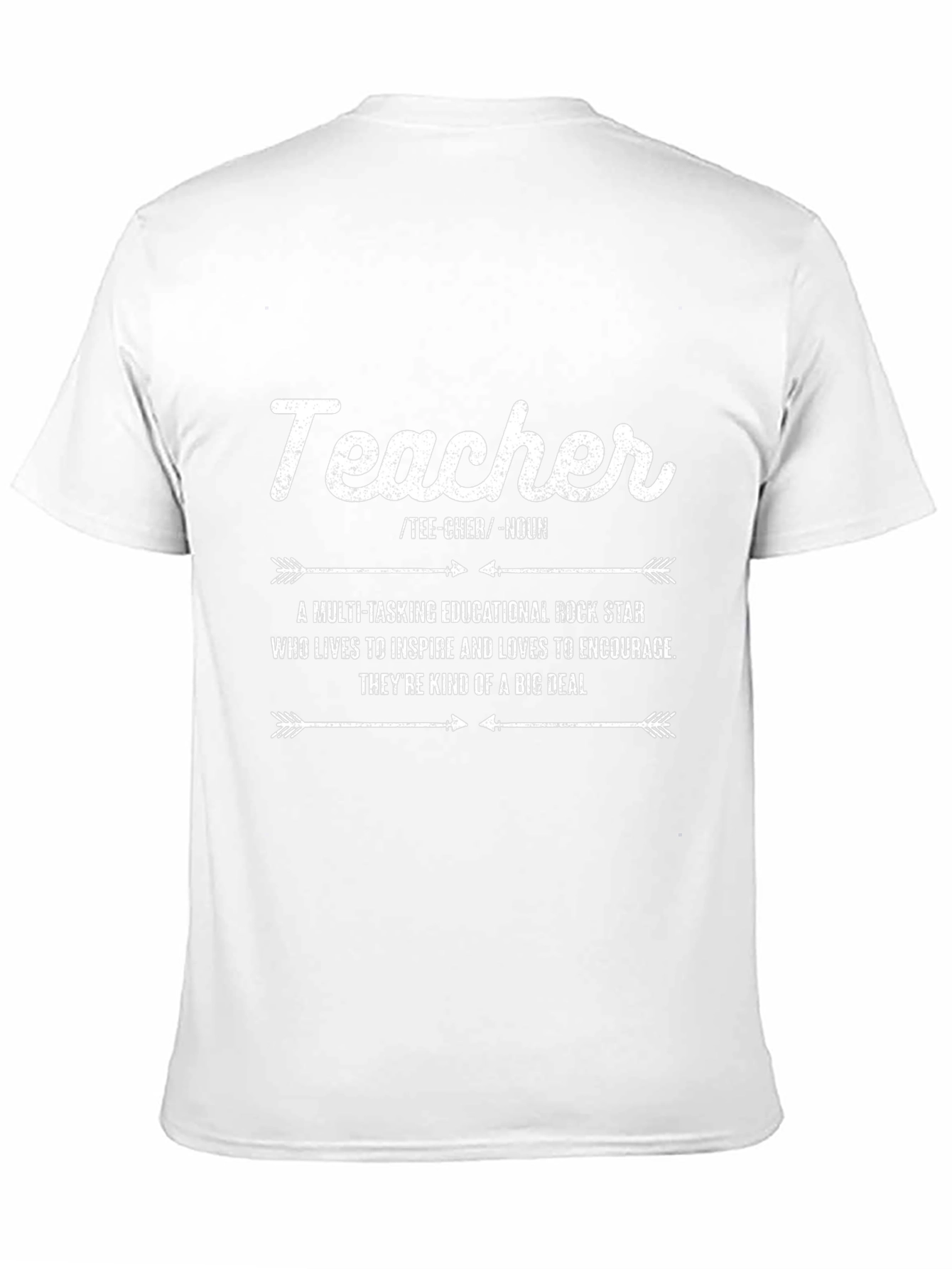 Black Teacher Definition Graphic Tee - Black Cotton T-Shirt view 11