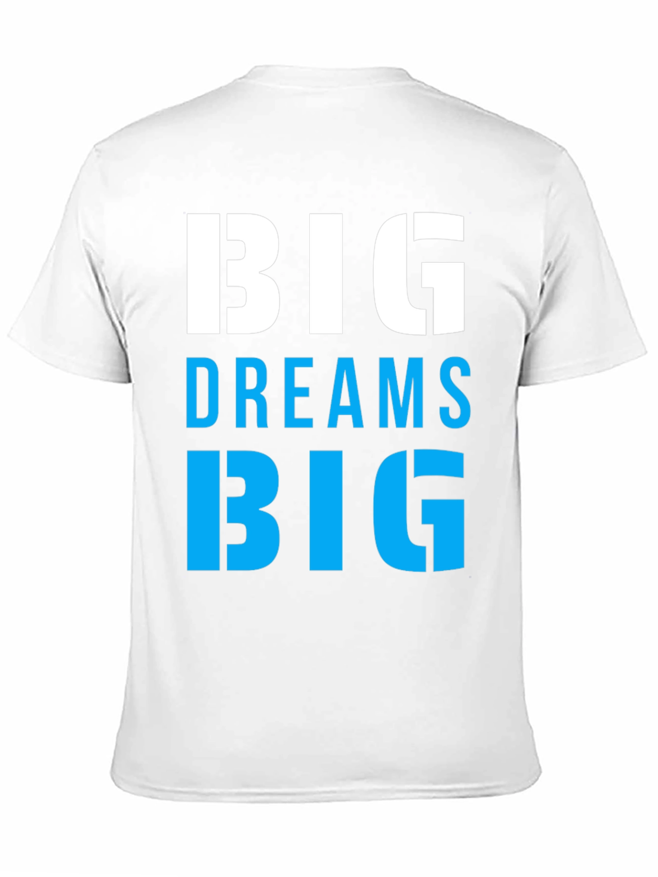 Black Big Dreams Big T-Shirt Motivation Tee view 11