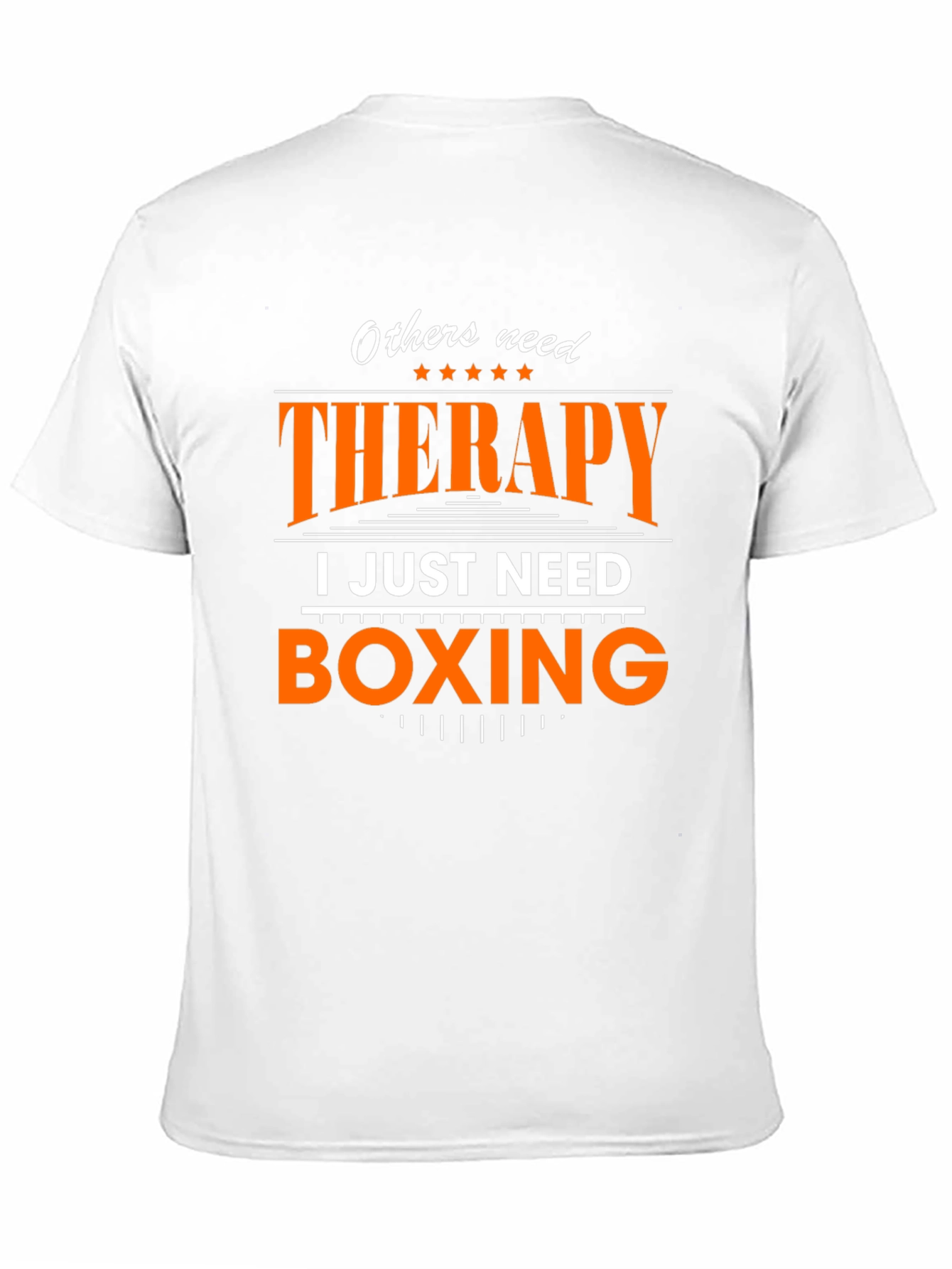 Black Boxing Therapy Graphic Tee - Black Cotton T-Shirt view 11