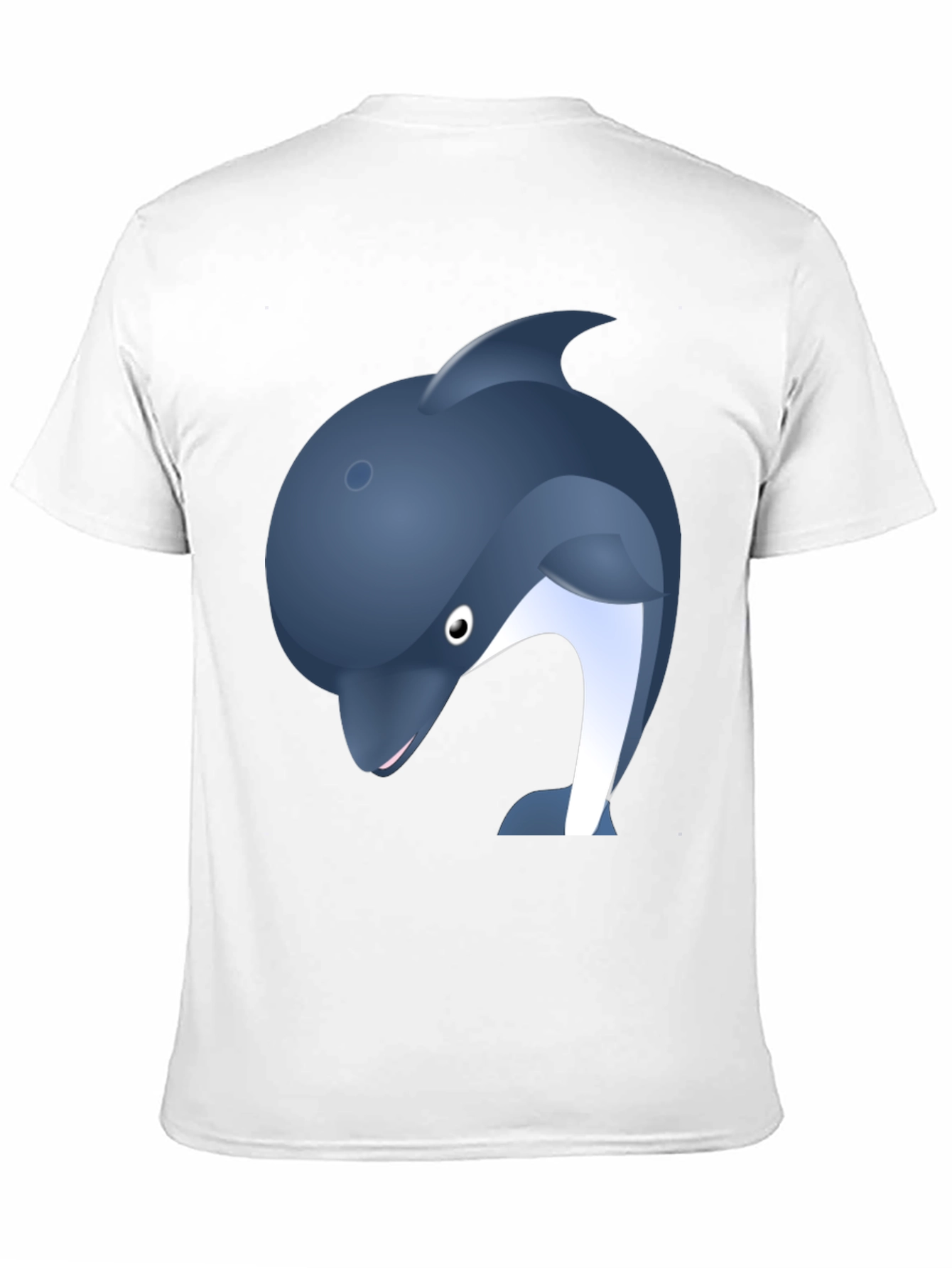 Black Dolphin Graphic Print Black Tee view 11