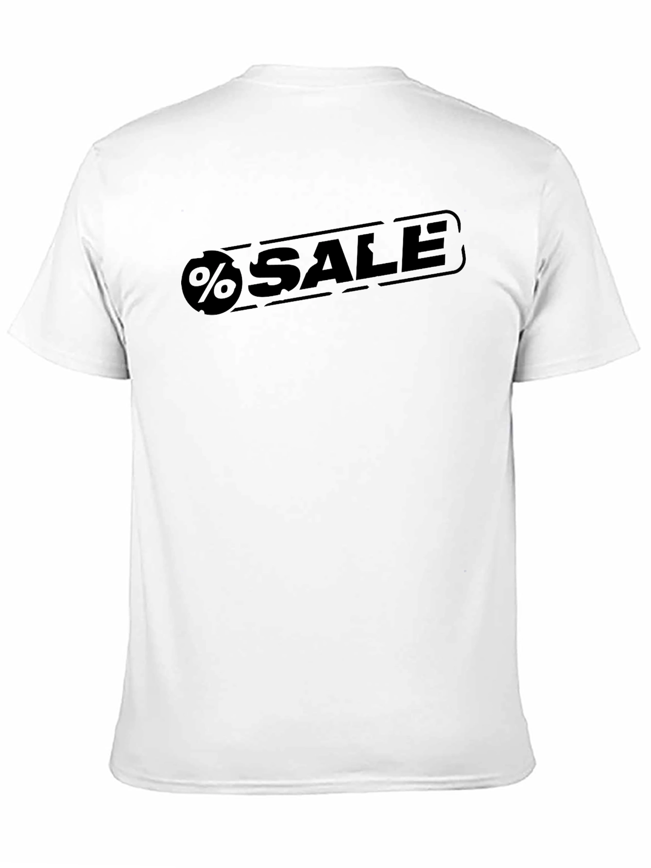 Black Sale Graphic Tee - Black Cotton Blend view 11