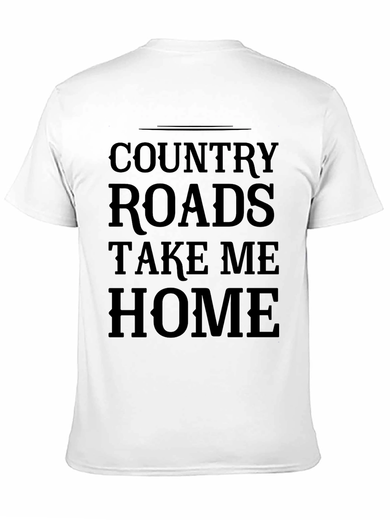 Black Country Roads T-Shirt - Take Me Home Black Tee view 11
