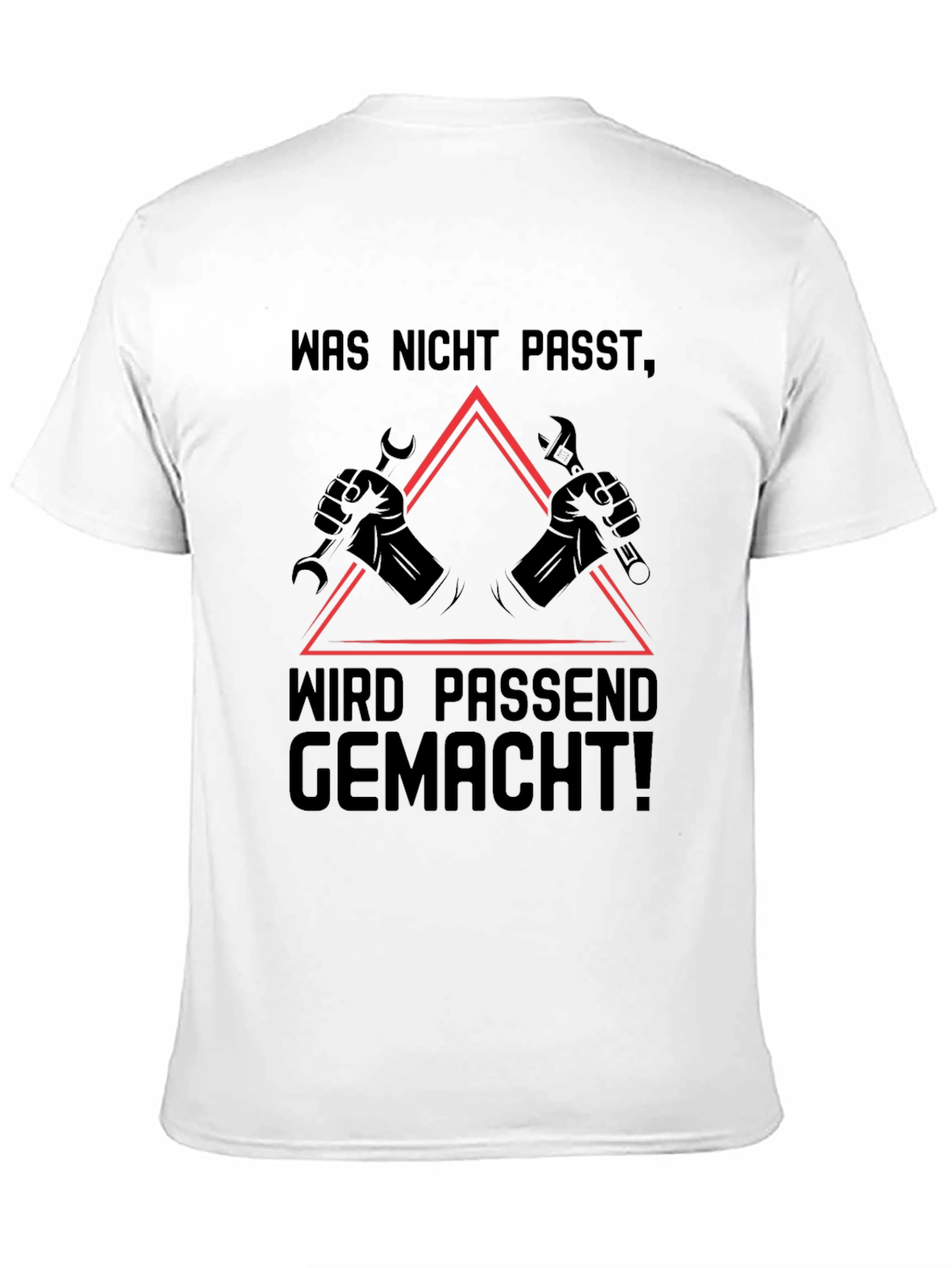 Black Was Nicht Passt T-Shirt, Mechanic Gift view 11
