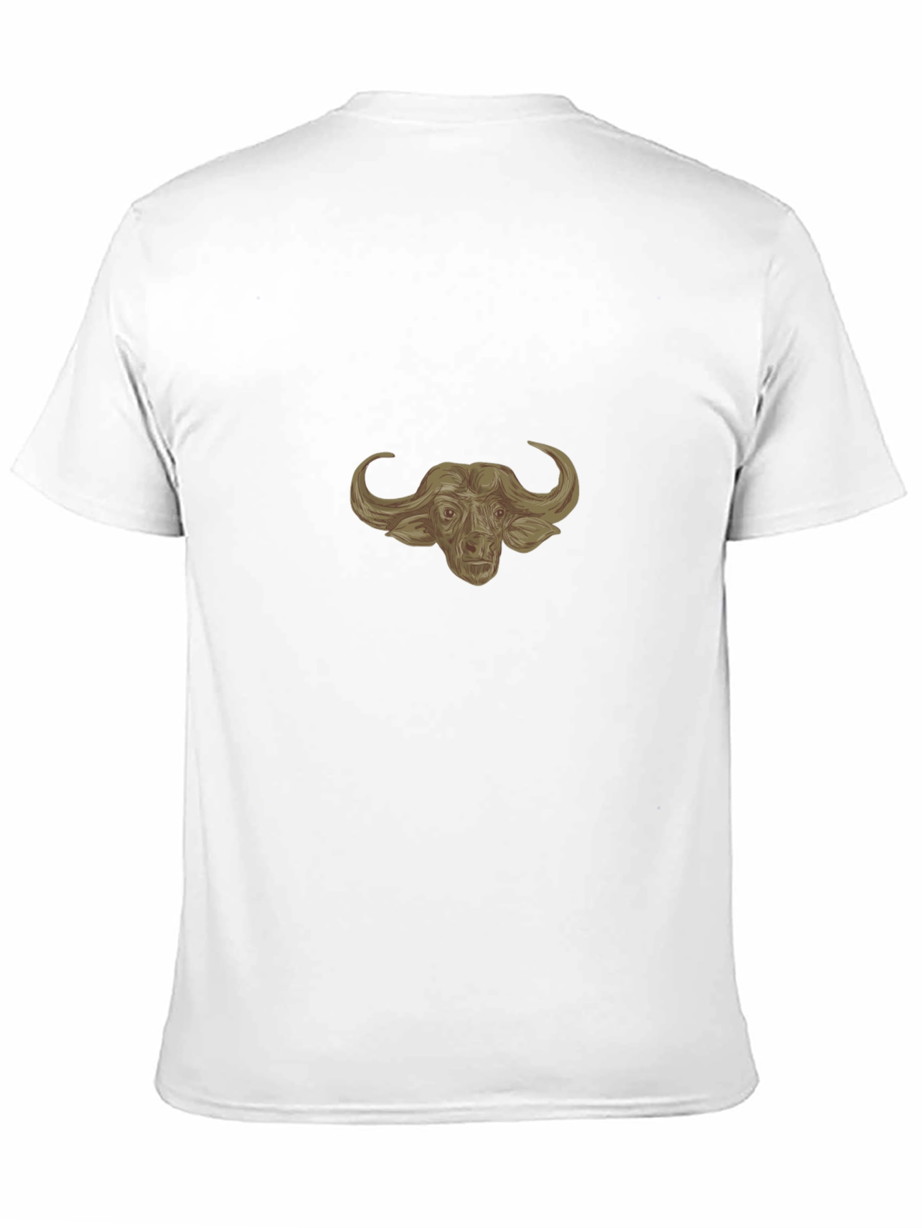 Black Buffalo Graphic Print Black T-Shirt view 11