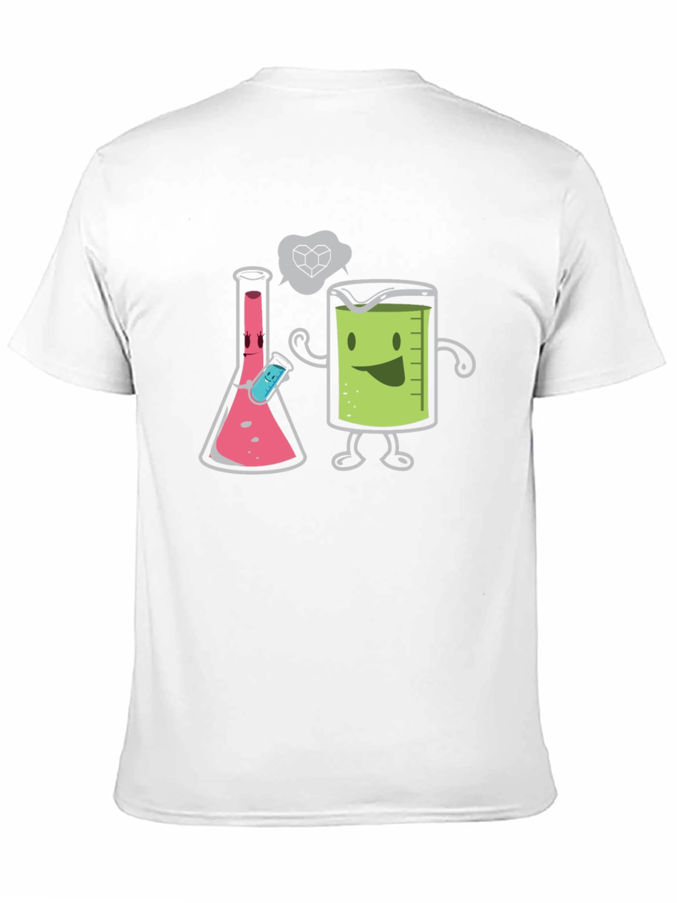 Science Humor T-Shirt - Beaker & Flask Chemistry Tee - 11