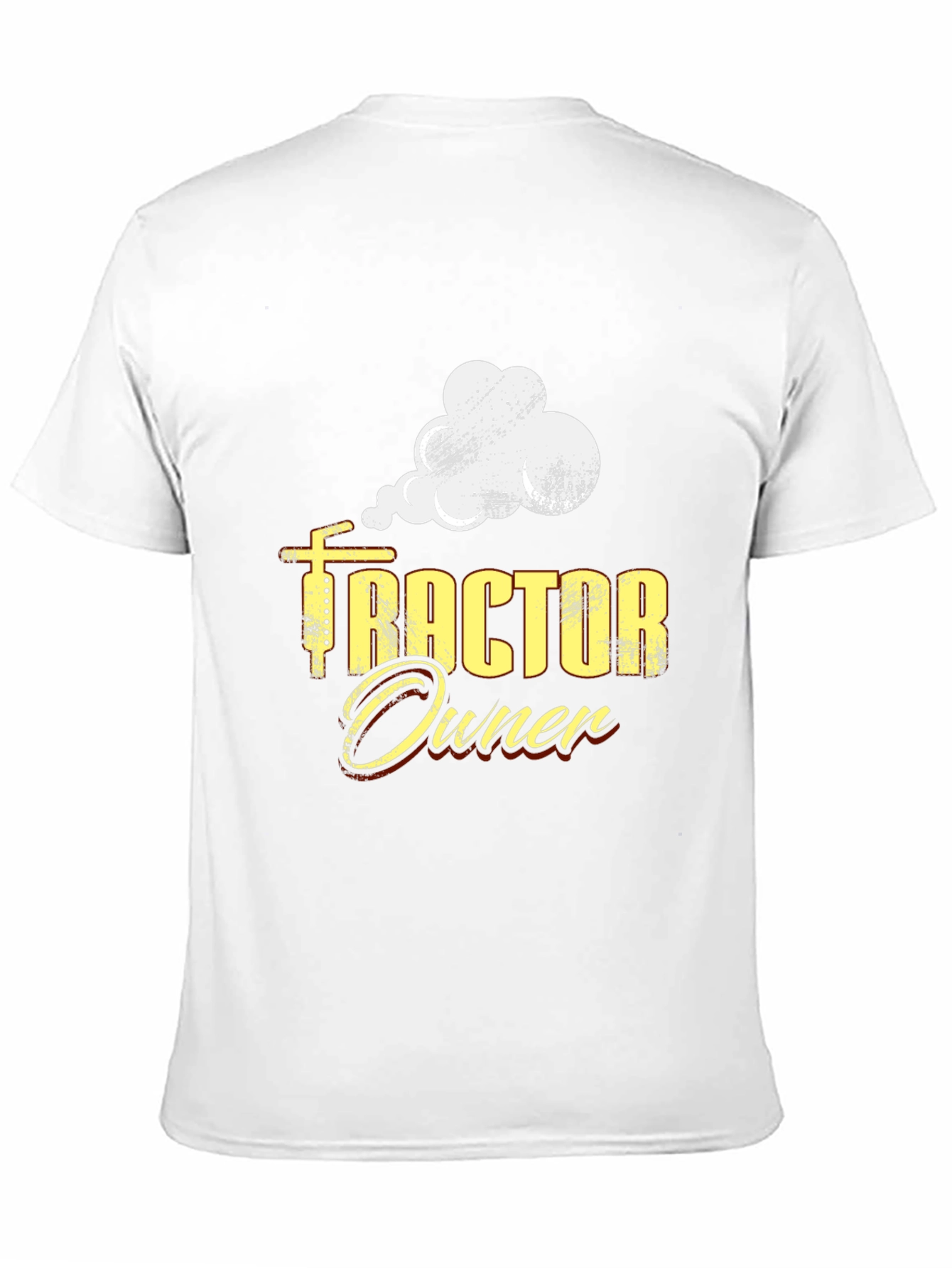 Black Tractor Owner Graphic Tee - Black Cotton Casual T-Shirt view 11