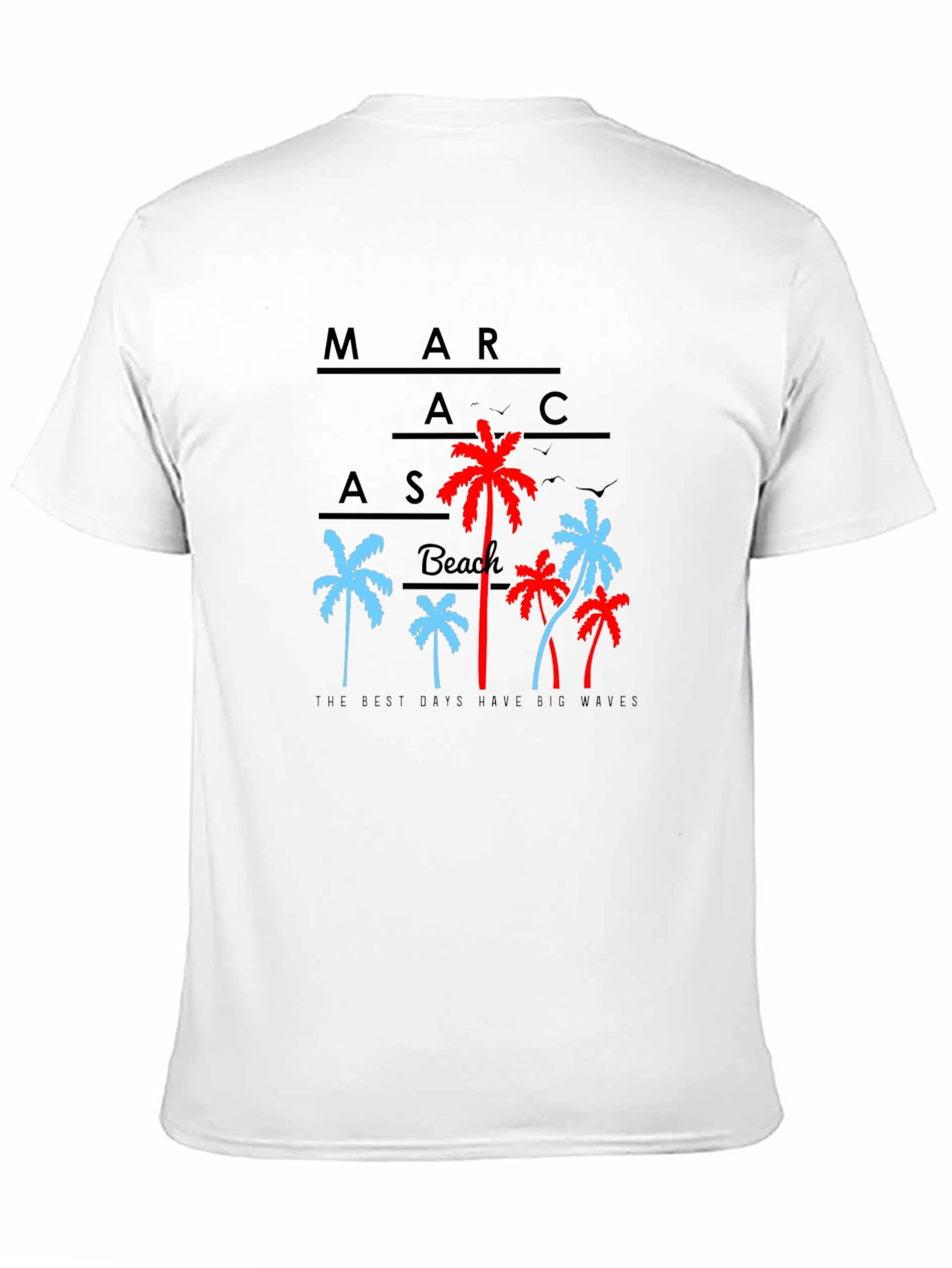 Black Marac Beach Graphic T-Shirt view 11