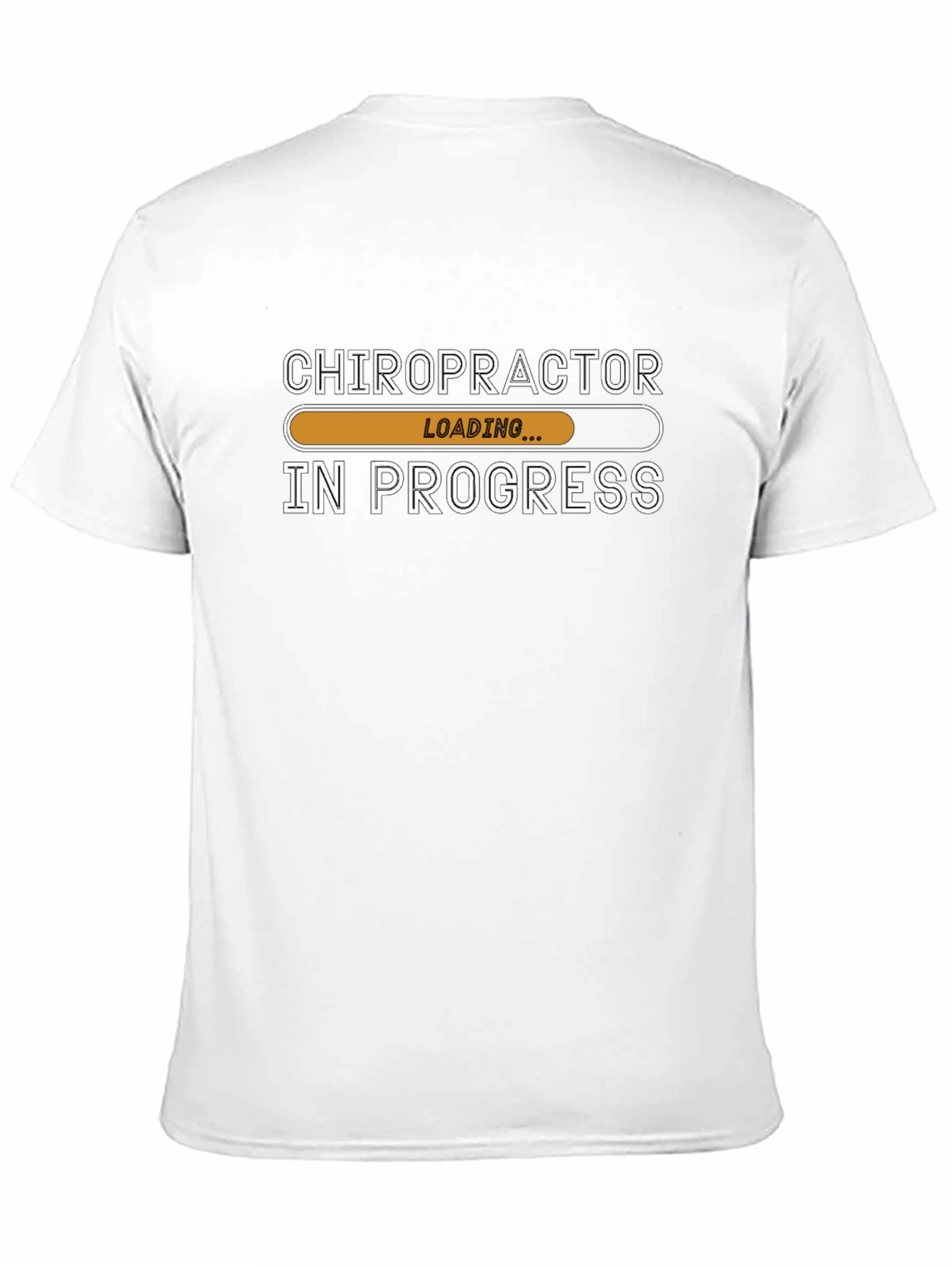 Black Chiropractor In Progress Funny T-Shirt view 11