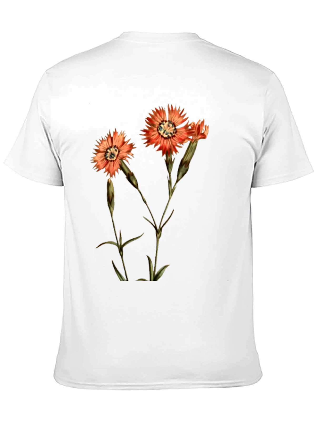 Black Floral Print Black T-Shirt view 11