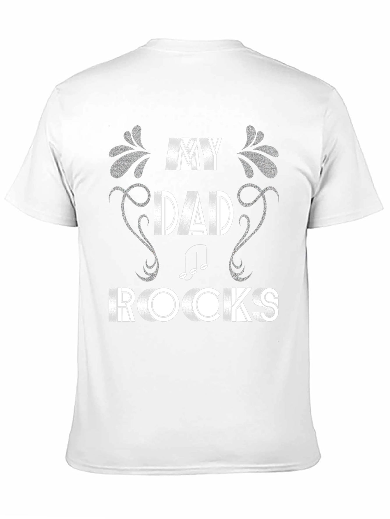 My Dad Rocks T-Shirt, Music Note Design - 11