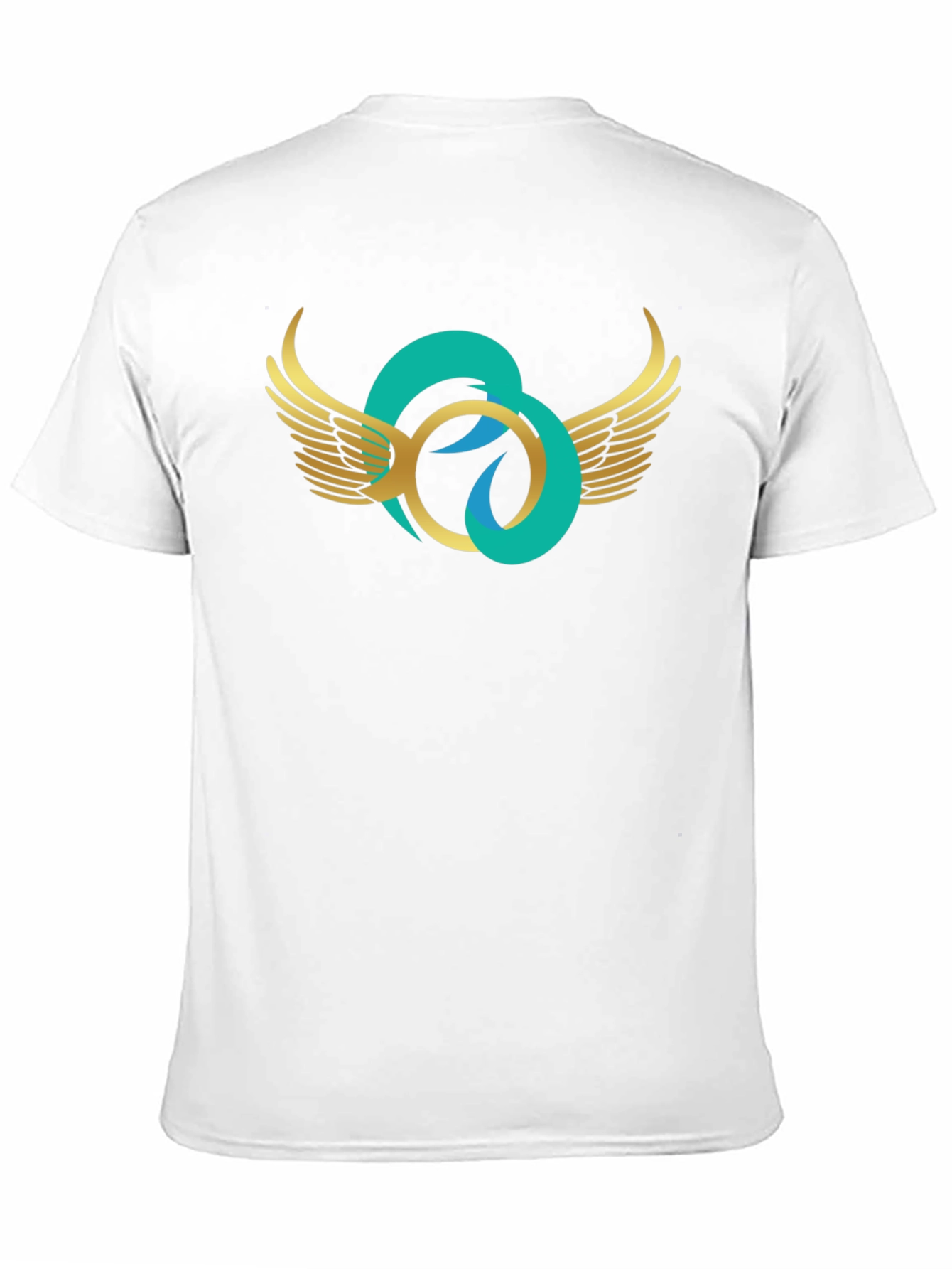 Black Winged Circle Graphic T-Shirt - Stylish Casual Wear view 11