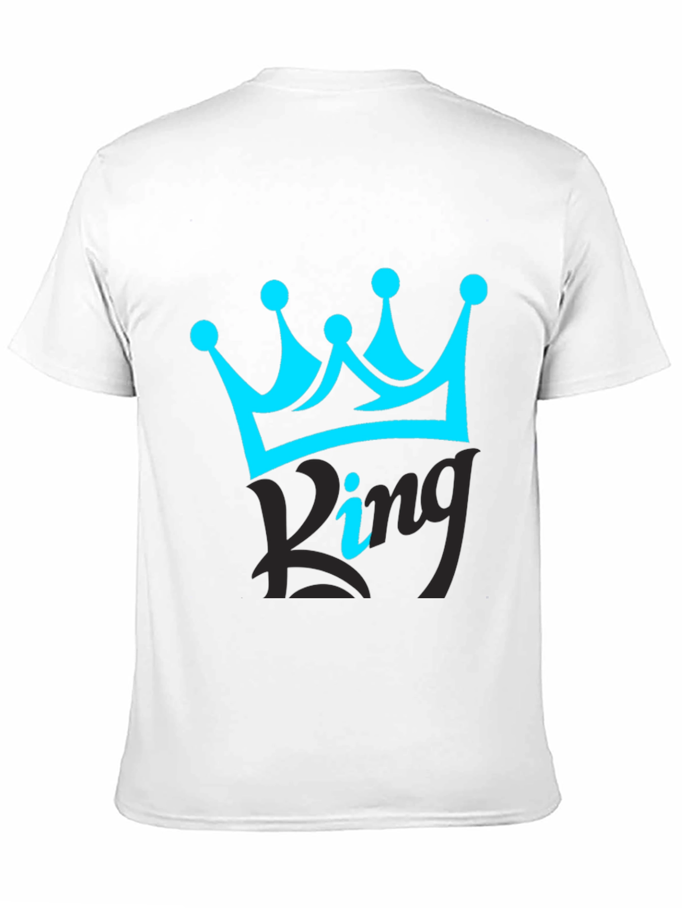 Black King Crown Black T-Shirt - Stylish Graphic Tee view 11