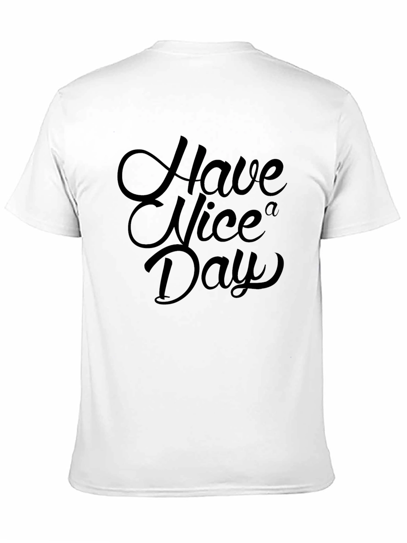 Black Have a Nice Day Black Graphic Tee view 11