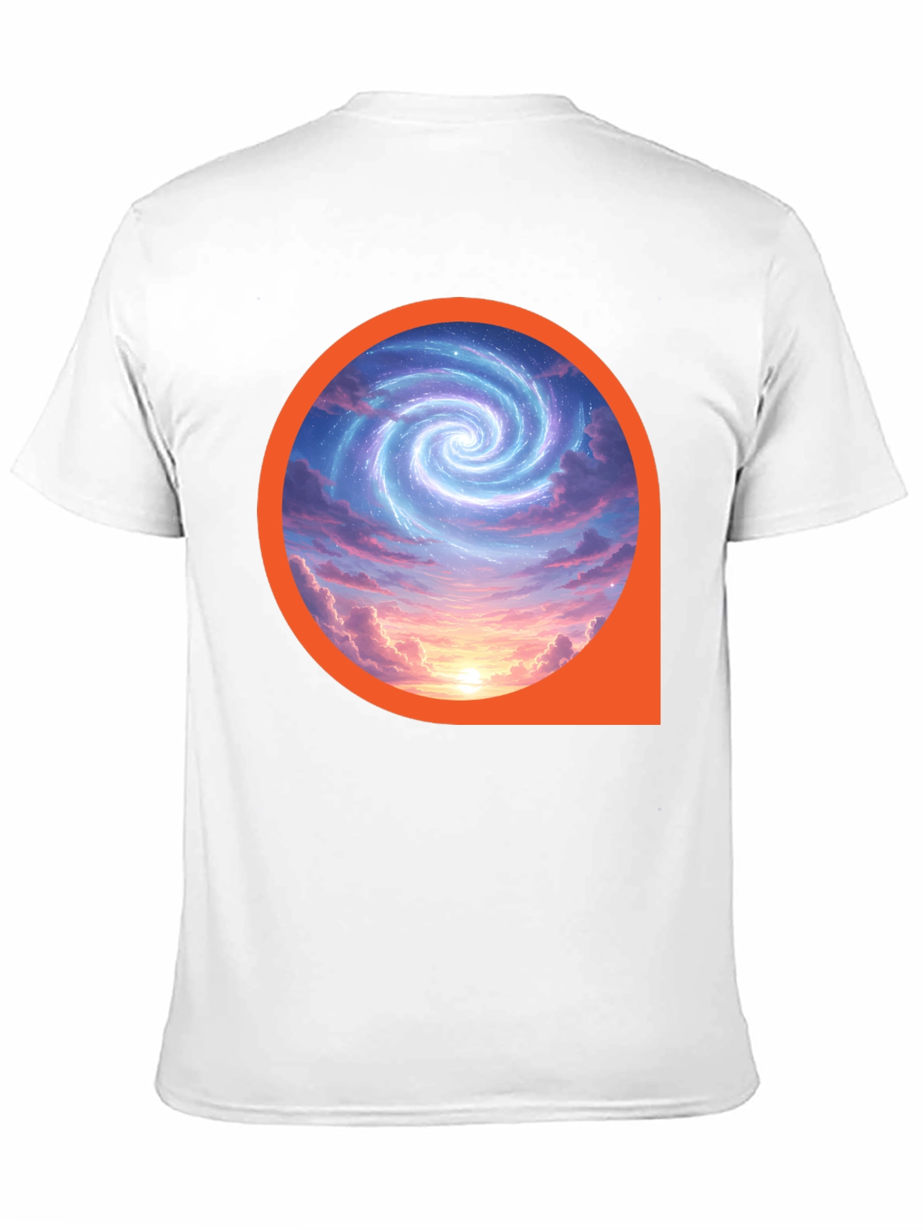 Black Cosmic Swirl Graphic Tee - Modern Style view 11