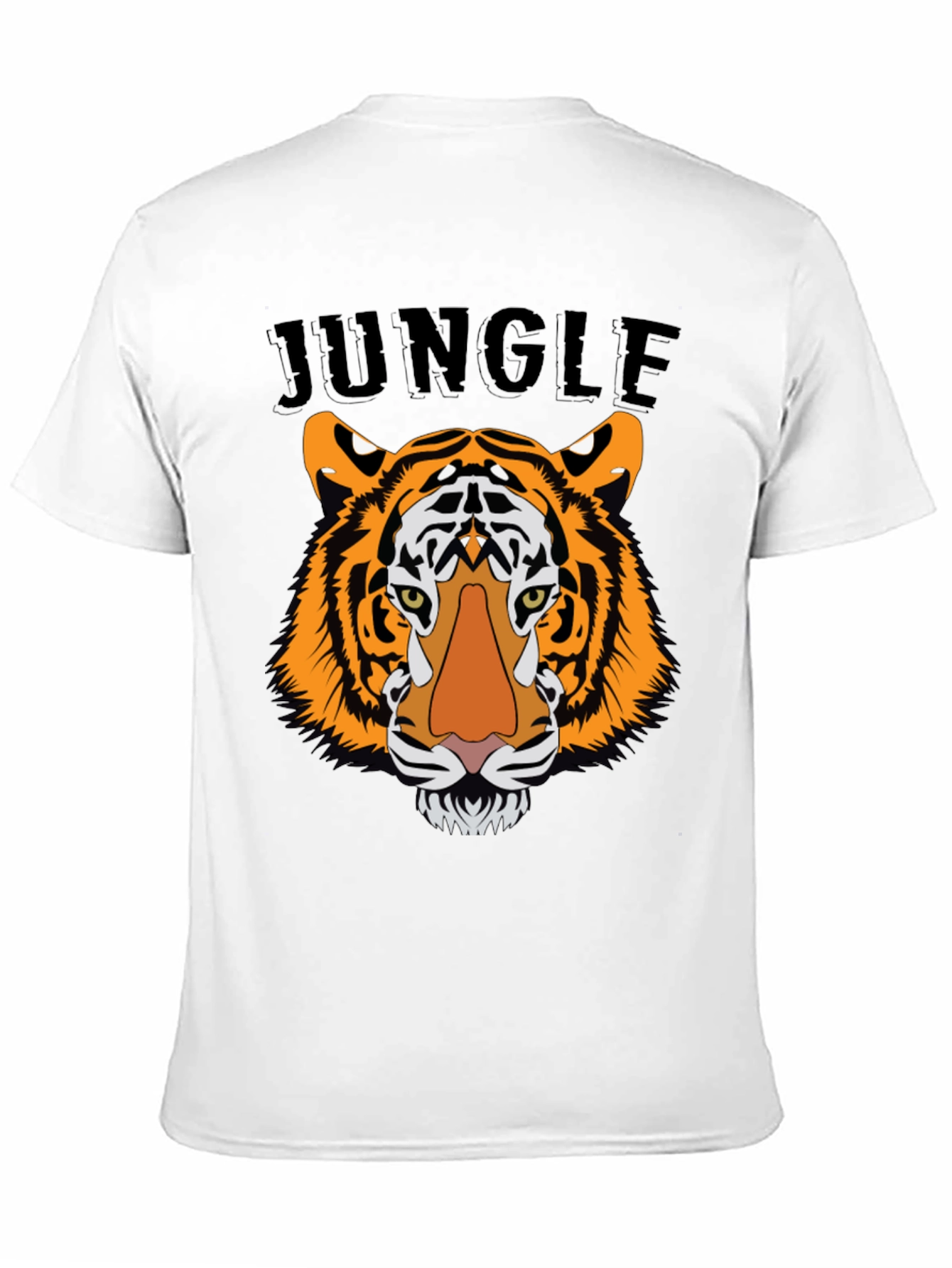 Black Jungle Tiger Graphic Tee - Bold Statement Shirt view 11