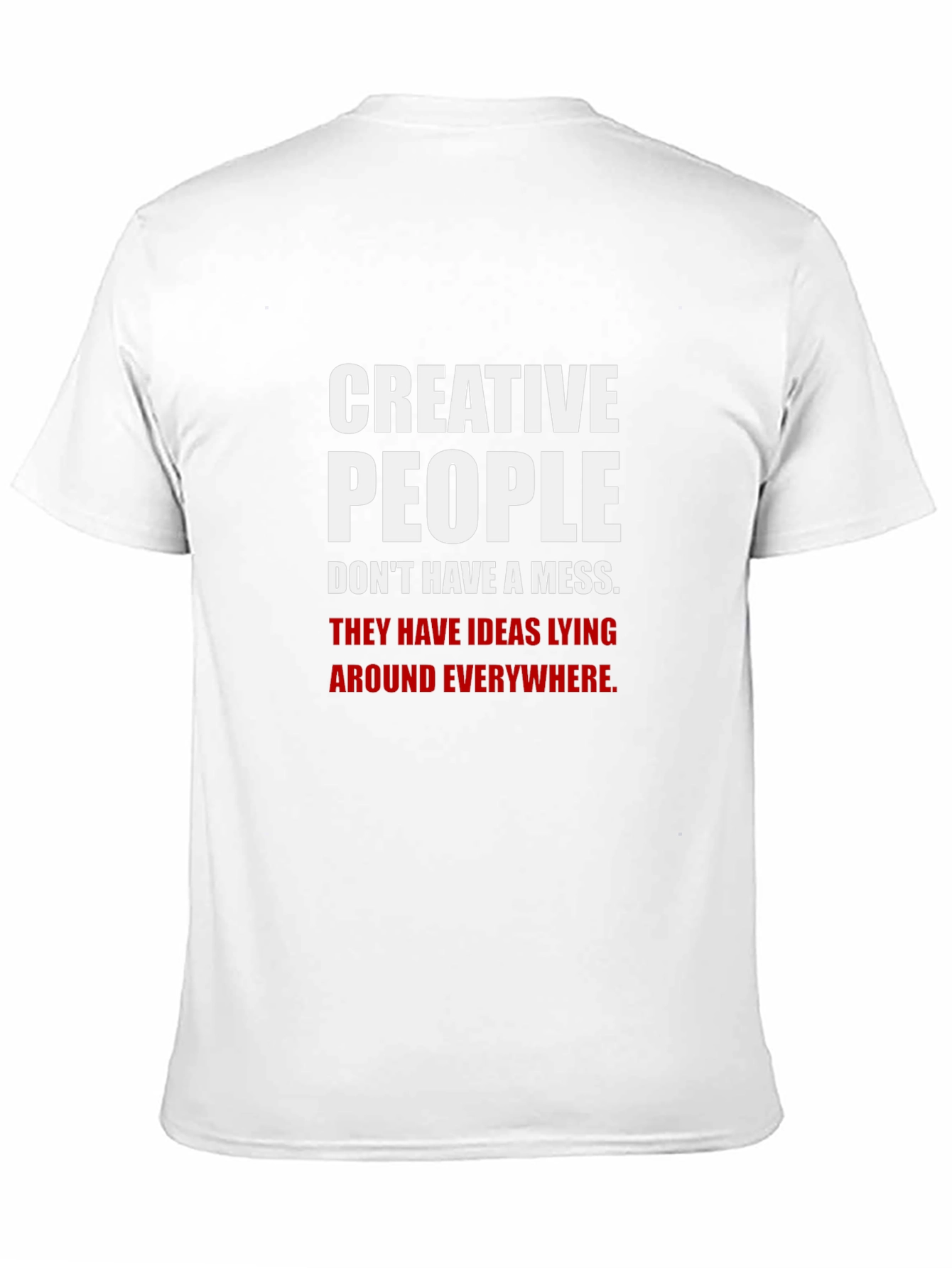 Black Creative People Graphic Tee - Idea Mess T-Shirt view 11