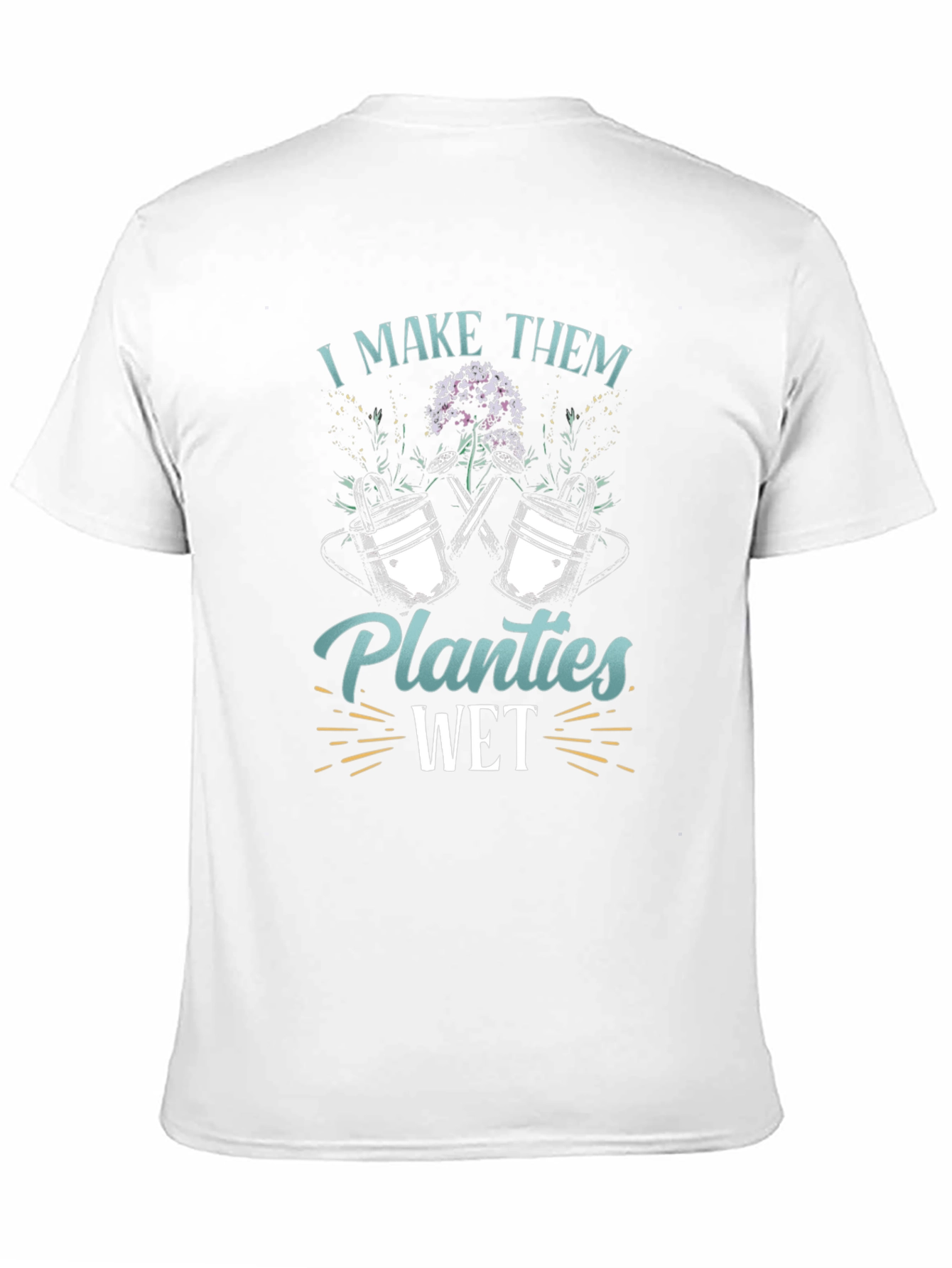 Black I Make Them Planties Wet Black T-Shirt view 11