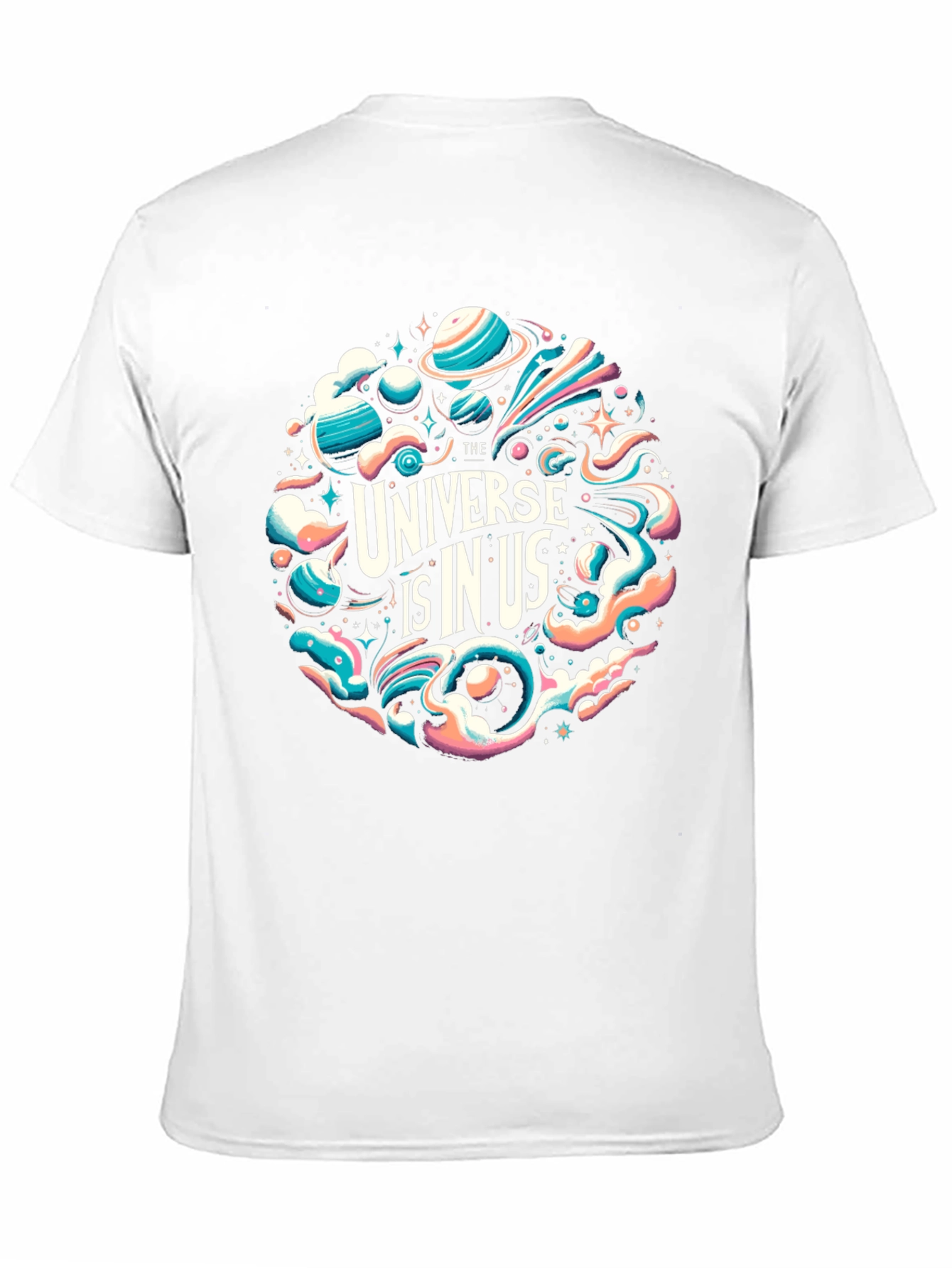 Black Universe Is In Us Graphic Tee view 11