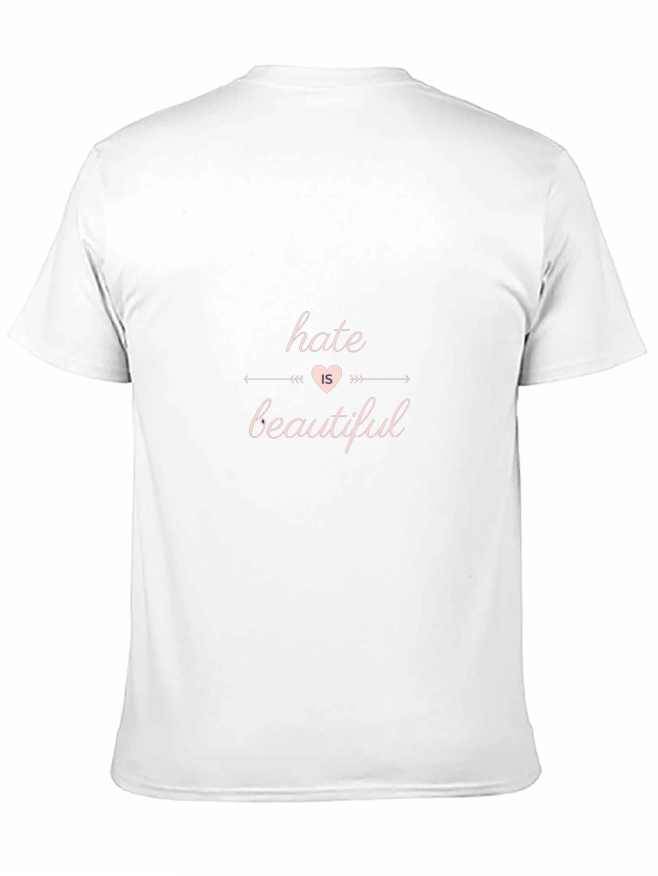 Black Hate is Beautiful Graphic Print T-Shirt view 11