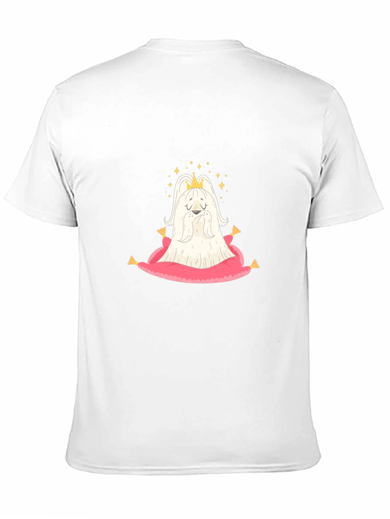 Black King Dog T-Shirt - Cute Cartoon Tee view 11