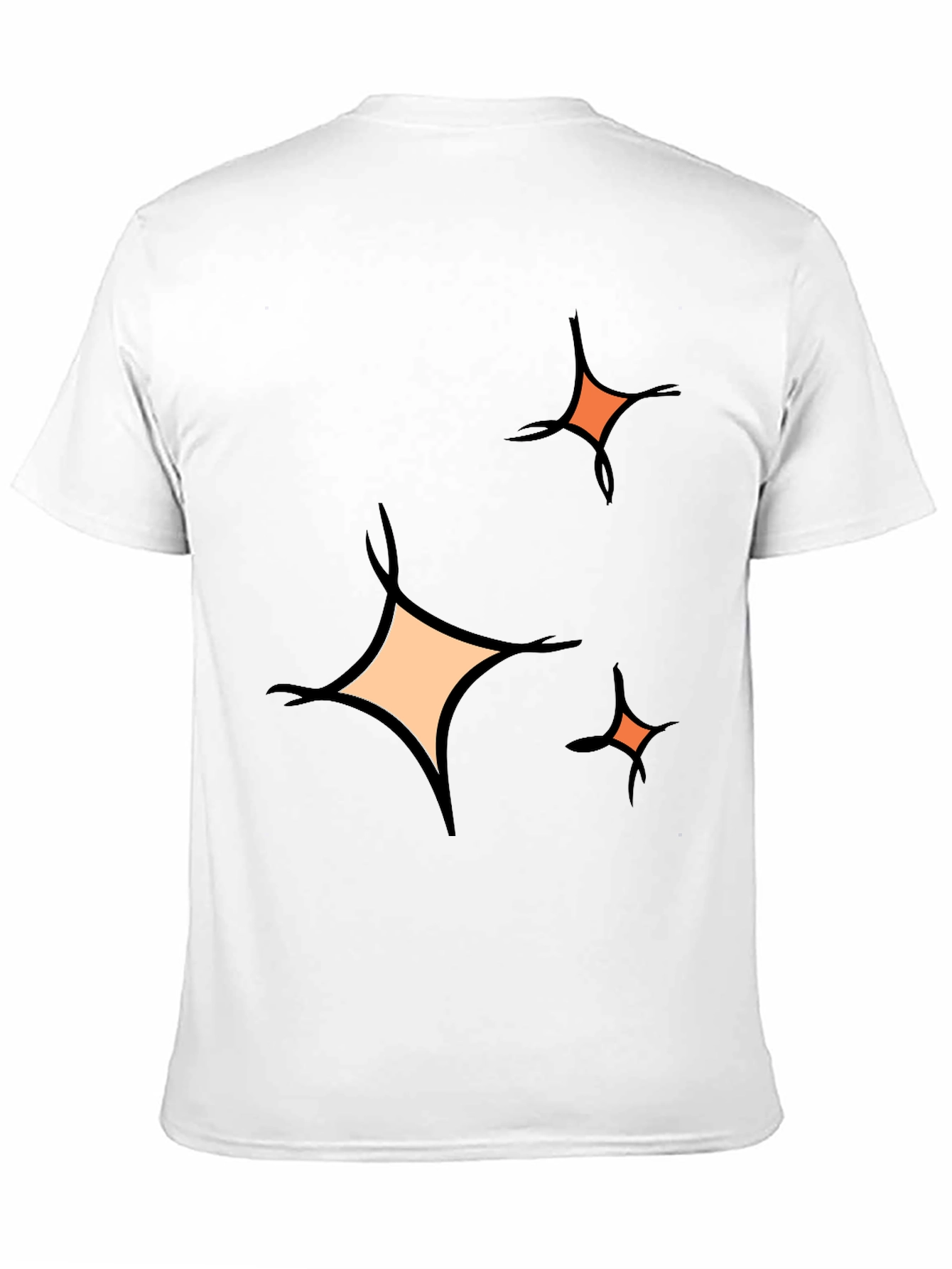 Black Sparkle Graphic Tee - Black Cotton Blend Casual view 11