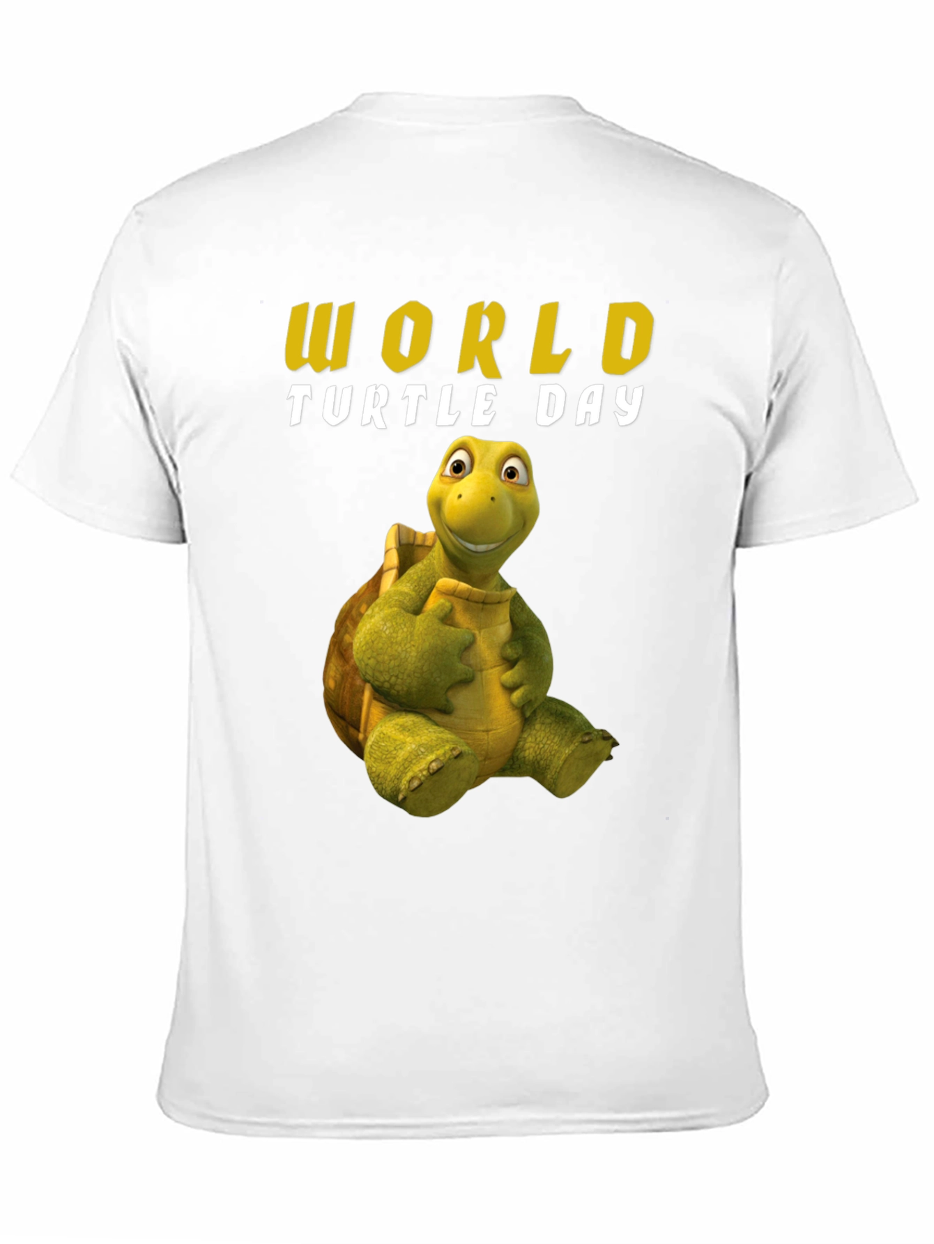 Black World Turtle Day T-Shirt view 11