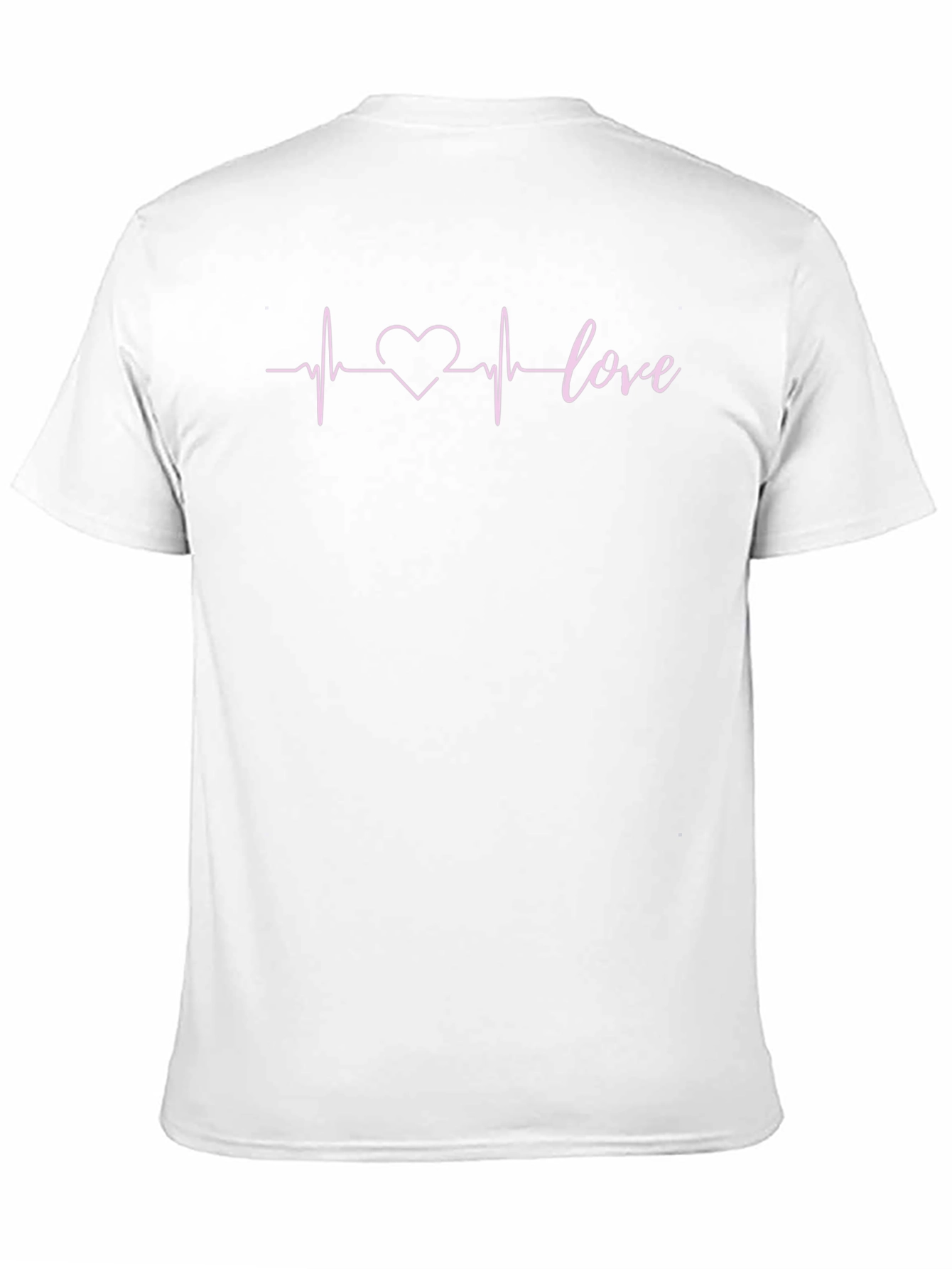 Black Love Heartbeat Graphic T-Shirt - Trendy Casual Tee view 11