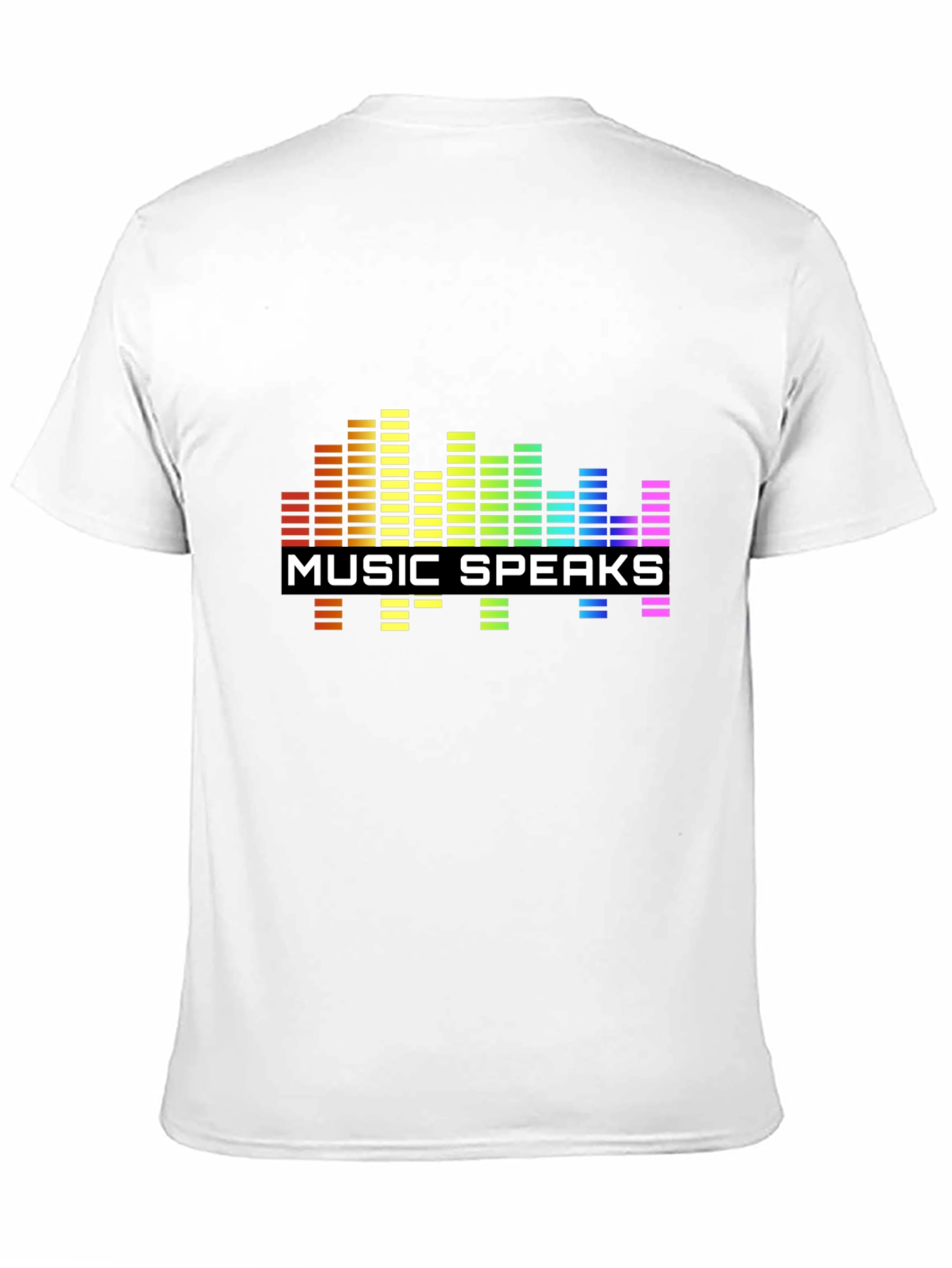 Black Music Speaks Graphic Black T-Shirt view 11