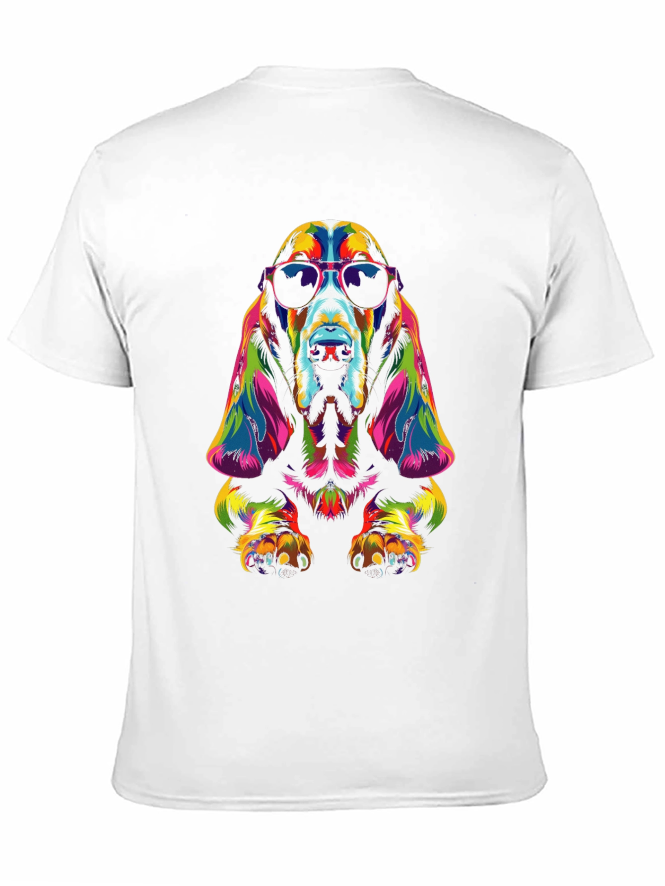 Black Cool Dog Graphic T-Shirt - Black view 11