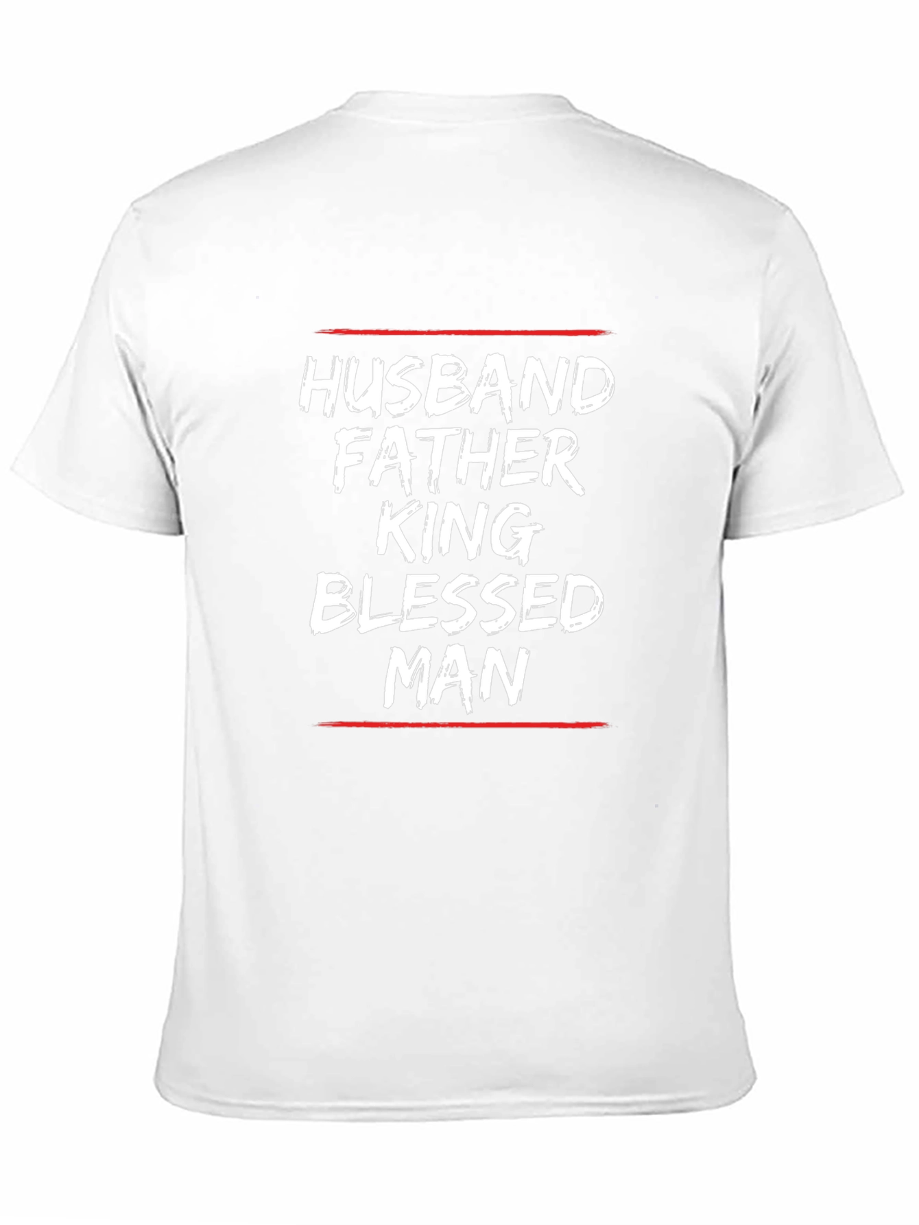 Black Husband Father King Blessed Man T-Shirt view 11