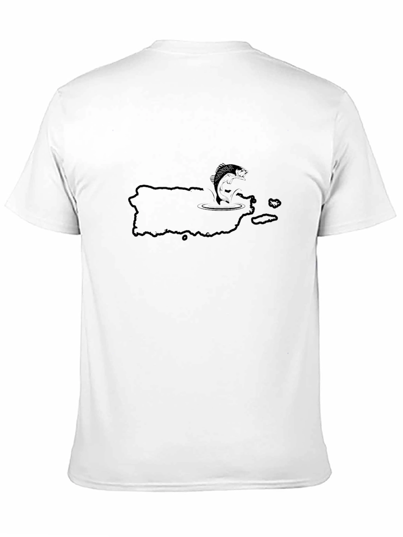 Black Puerto Rico Fishing T-Shirt - Black view 11