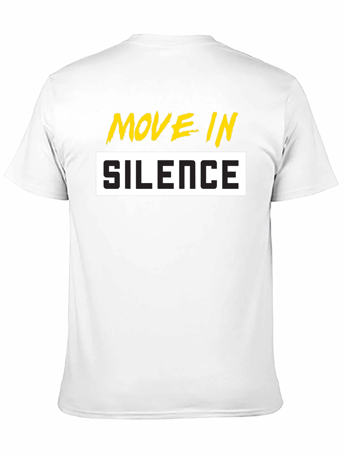 Black Move In Silence Graphic T-Shirt - Black view 11