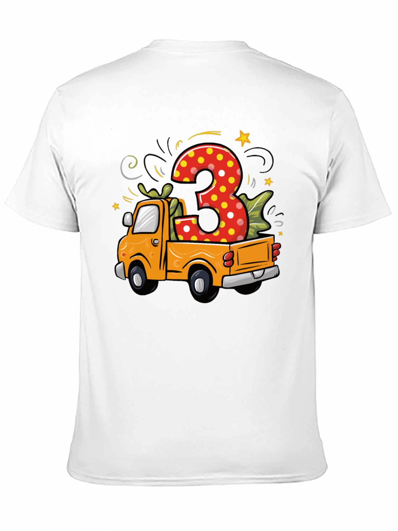 3rd Birthday Truck T-Shirt - 11