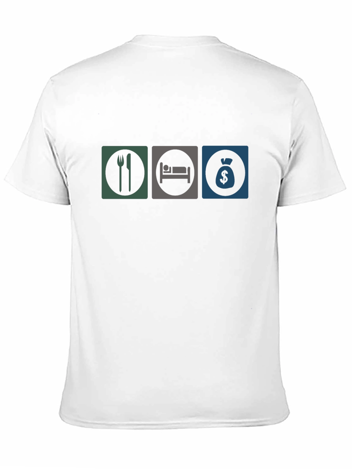 Black Eat, Sleep, Money T-Shirt view 11