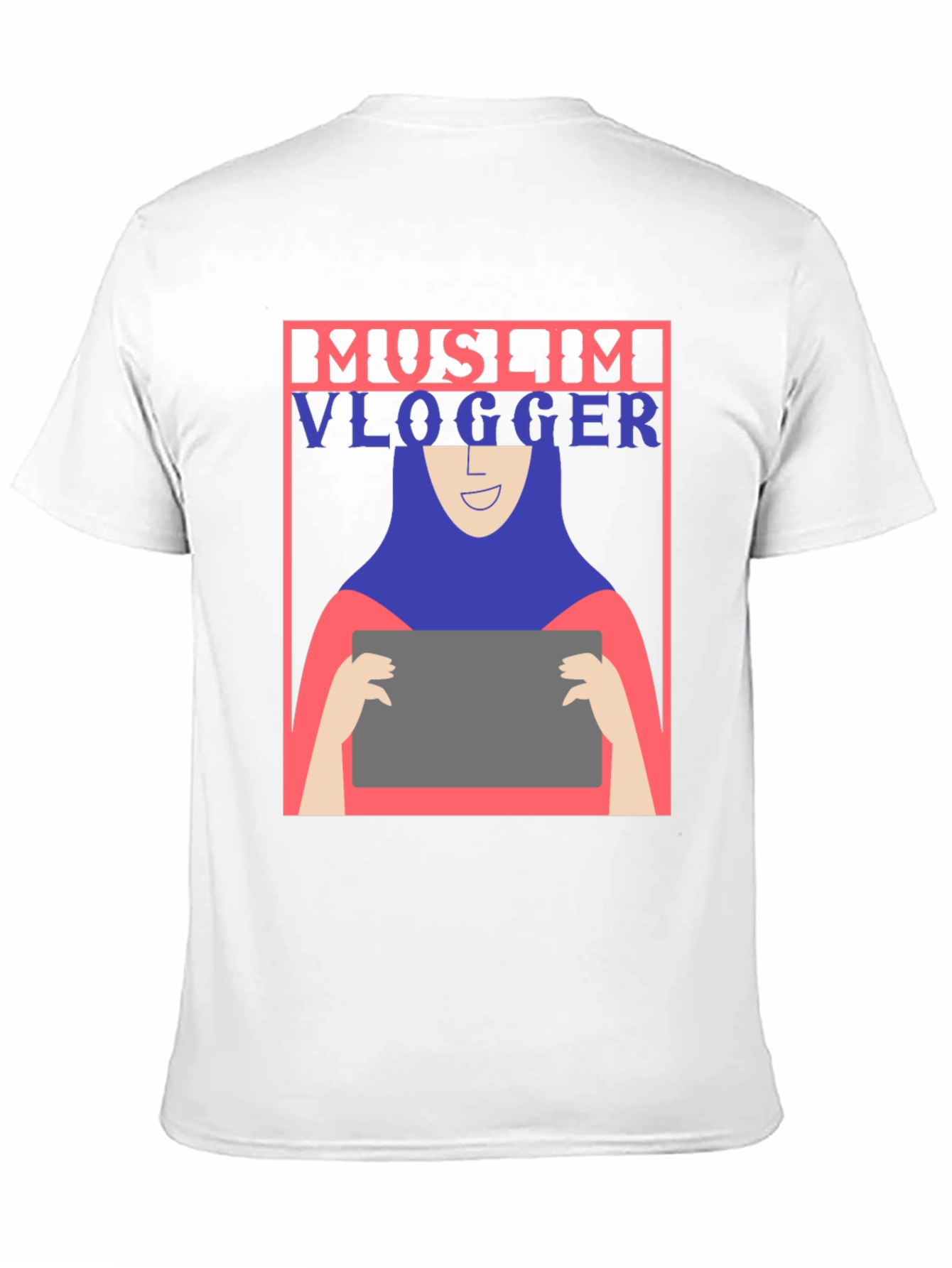 Black Muslim Vlogger Graphic T-Shirt - Unisex view 11