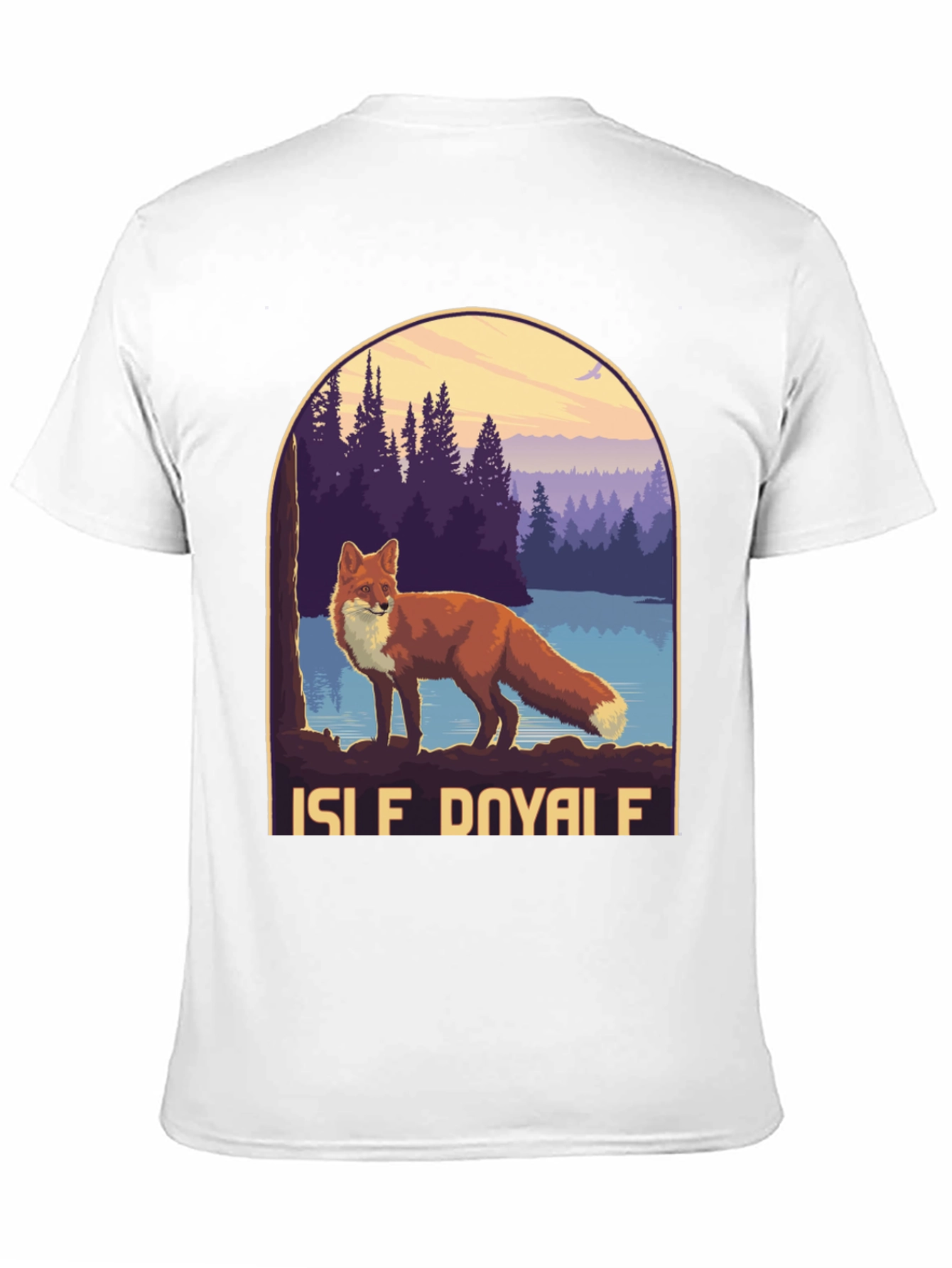 Black Isle Royale Fox Graphic T-Shirt view 11