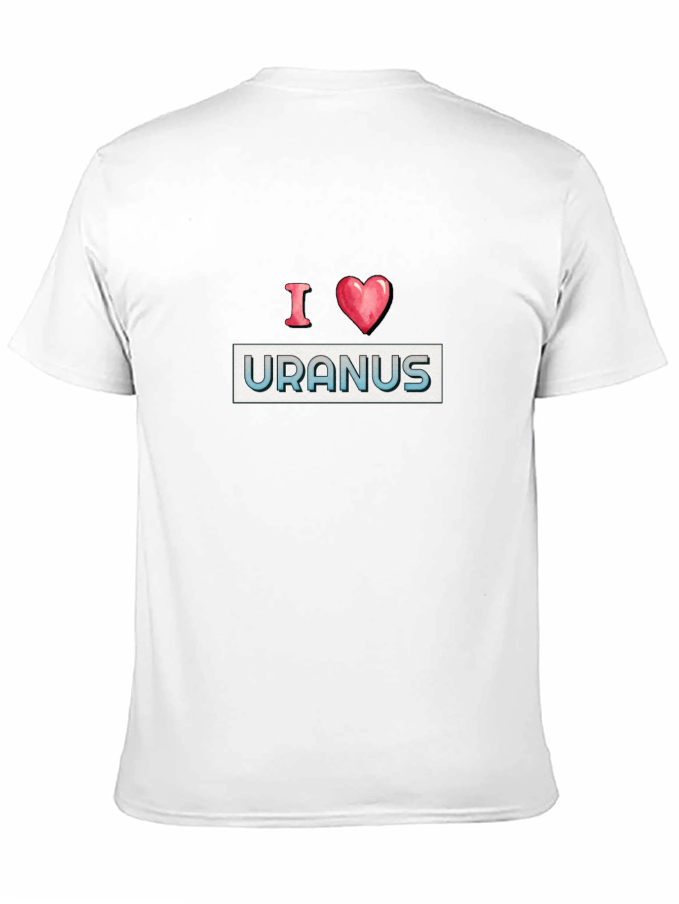 Black I Heart Uranus Black T-Shirt - Space Lover Tee view 11