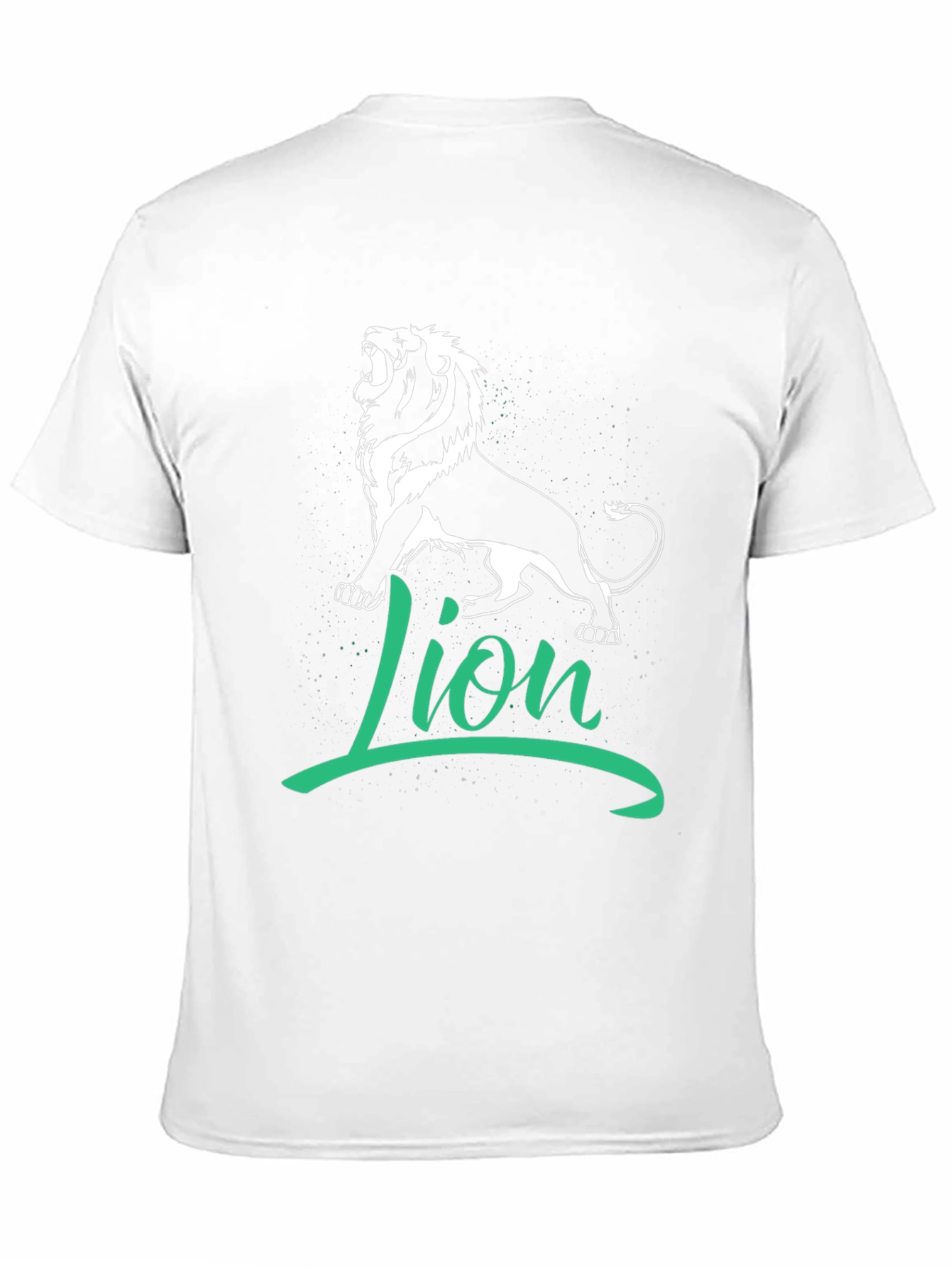 Black Lion Graphic Tee - Black Cotton T-Shirt view 11