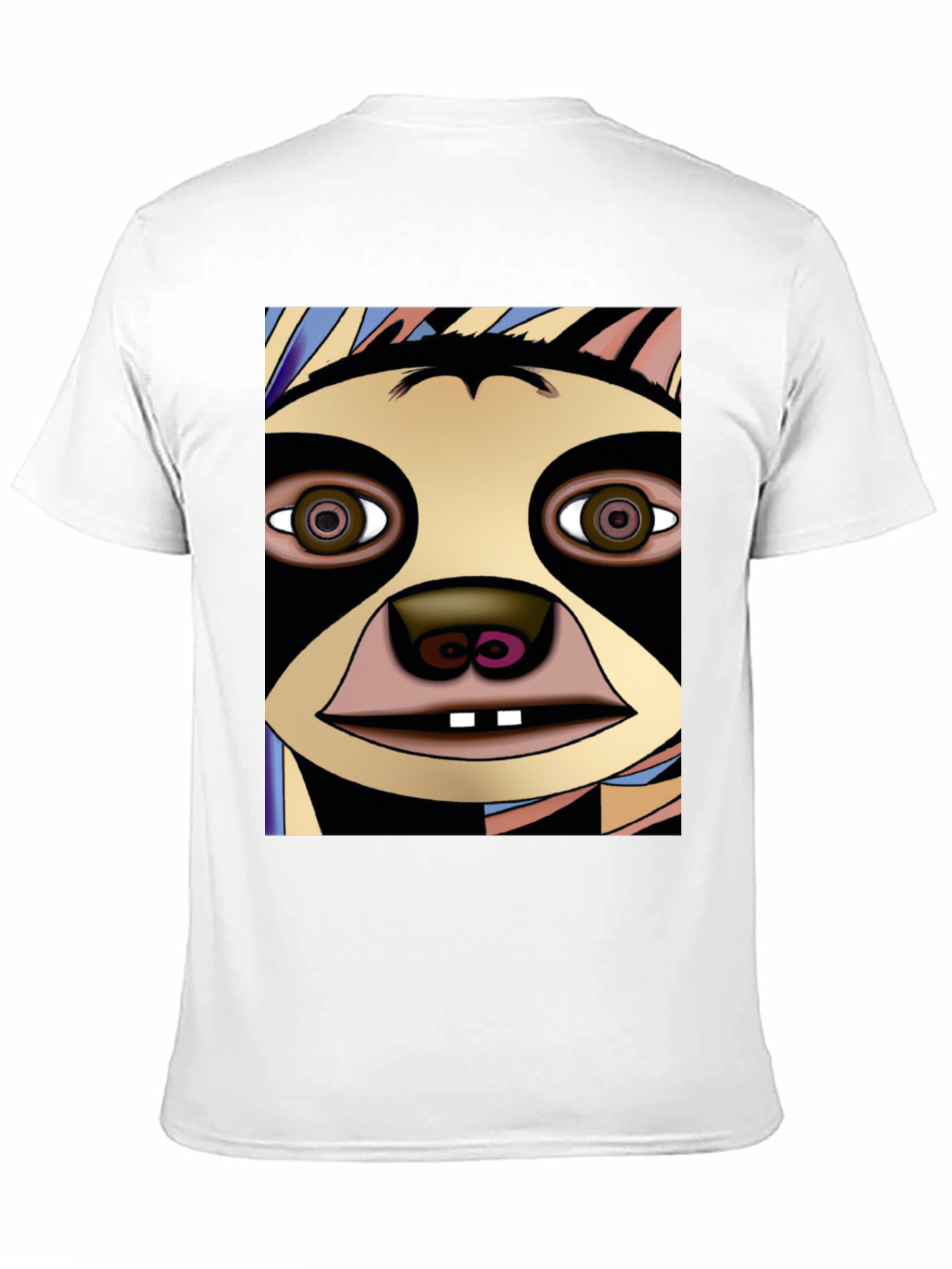 Black Sloth Face Graphic Tee - Unique Design view 11