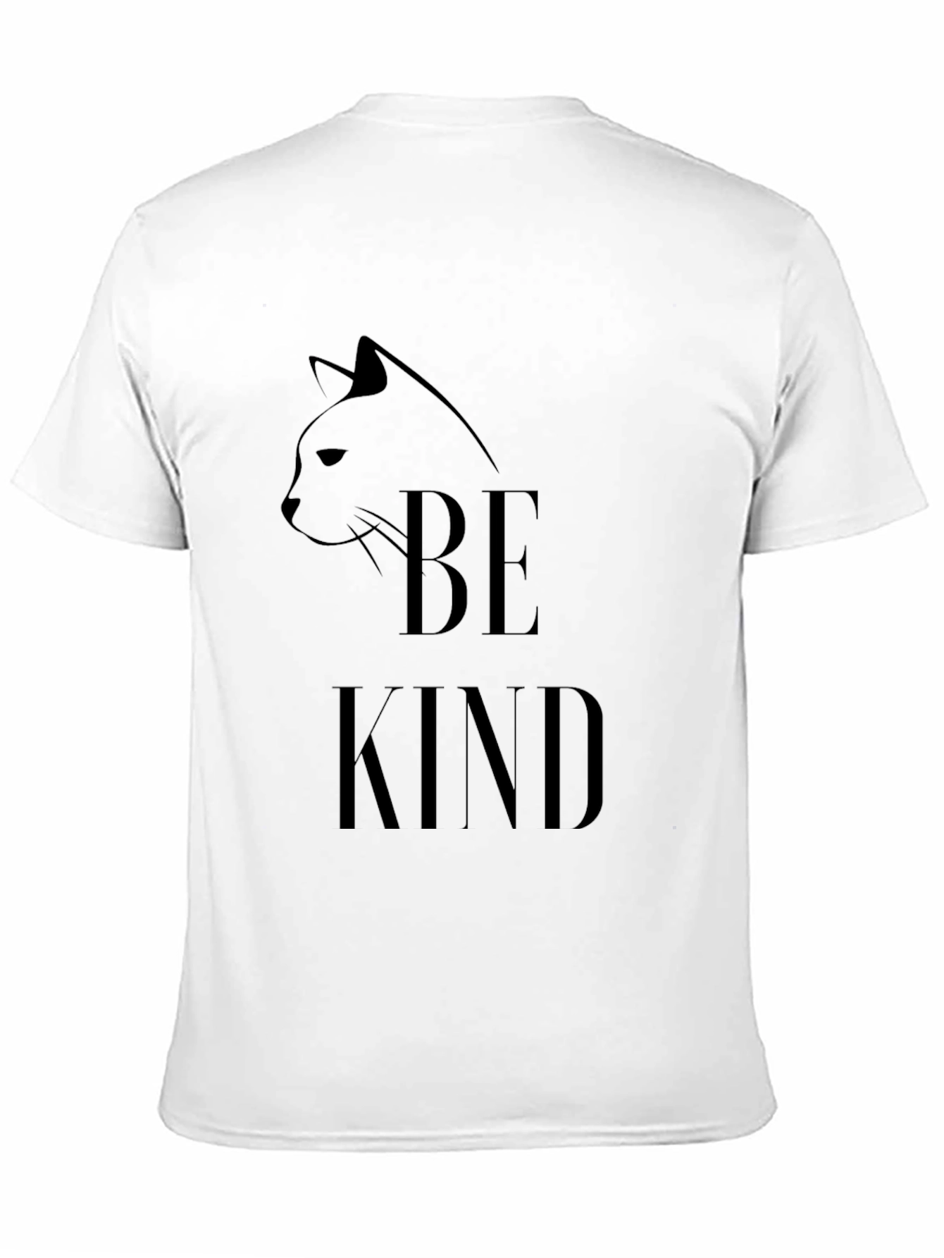 Black Be Kind Cat Graphic T-Shirt view 11