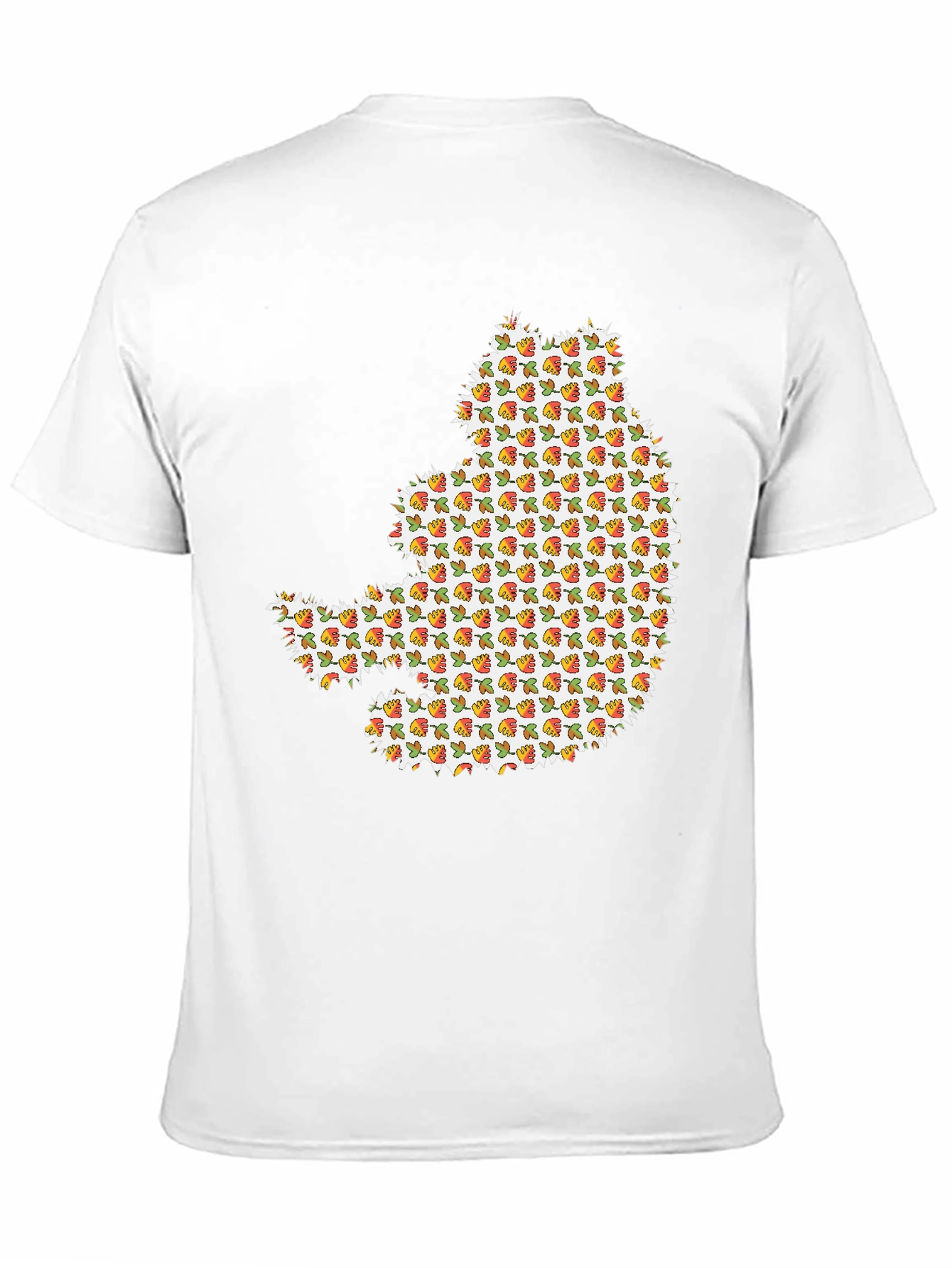 Black Novelty Cat Print Black Crew Neck T-Shirt view 11