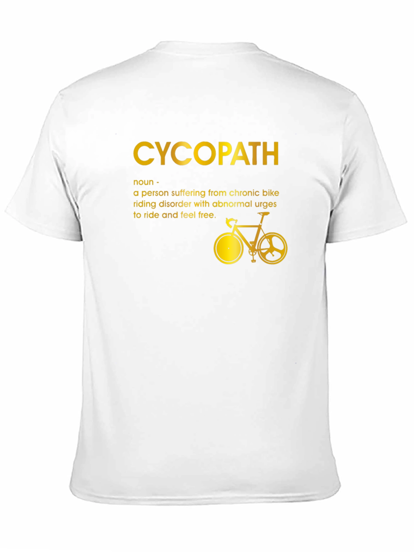 Black CycoPath Cycling T-Shirt - Bike Rider Novelty Tee view 11