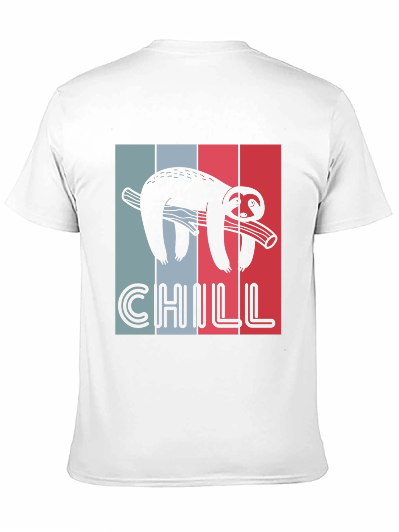Black Chill Sloth Graphic Tee view 11